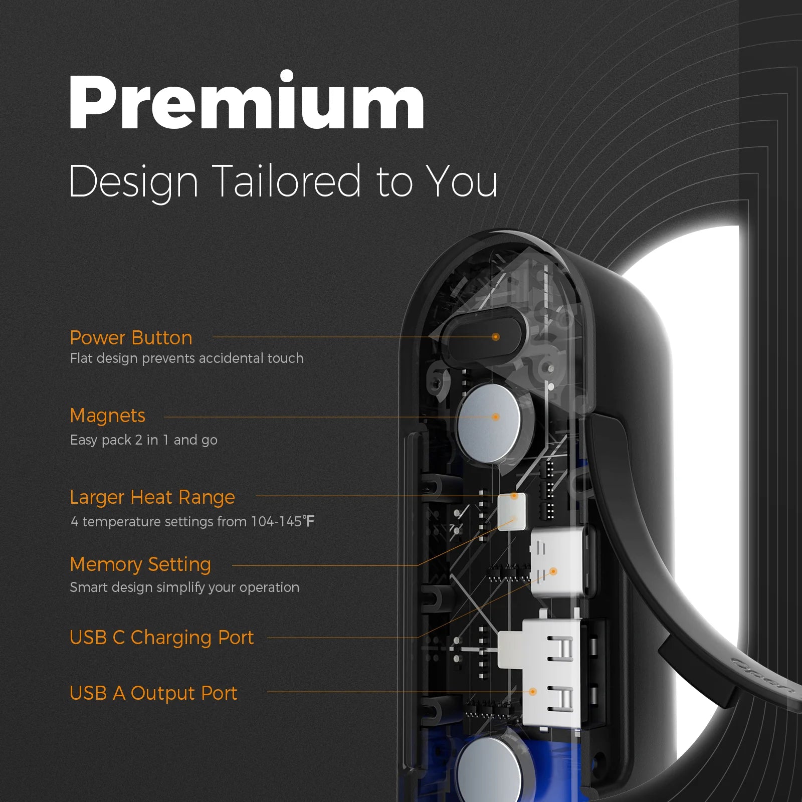 Ocoopa UT2s Rechargeable Hand Warmers