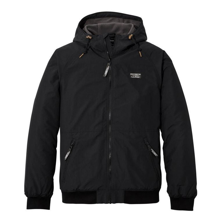 Men's Insulated 3-Season Bomber Hooded Jacket