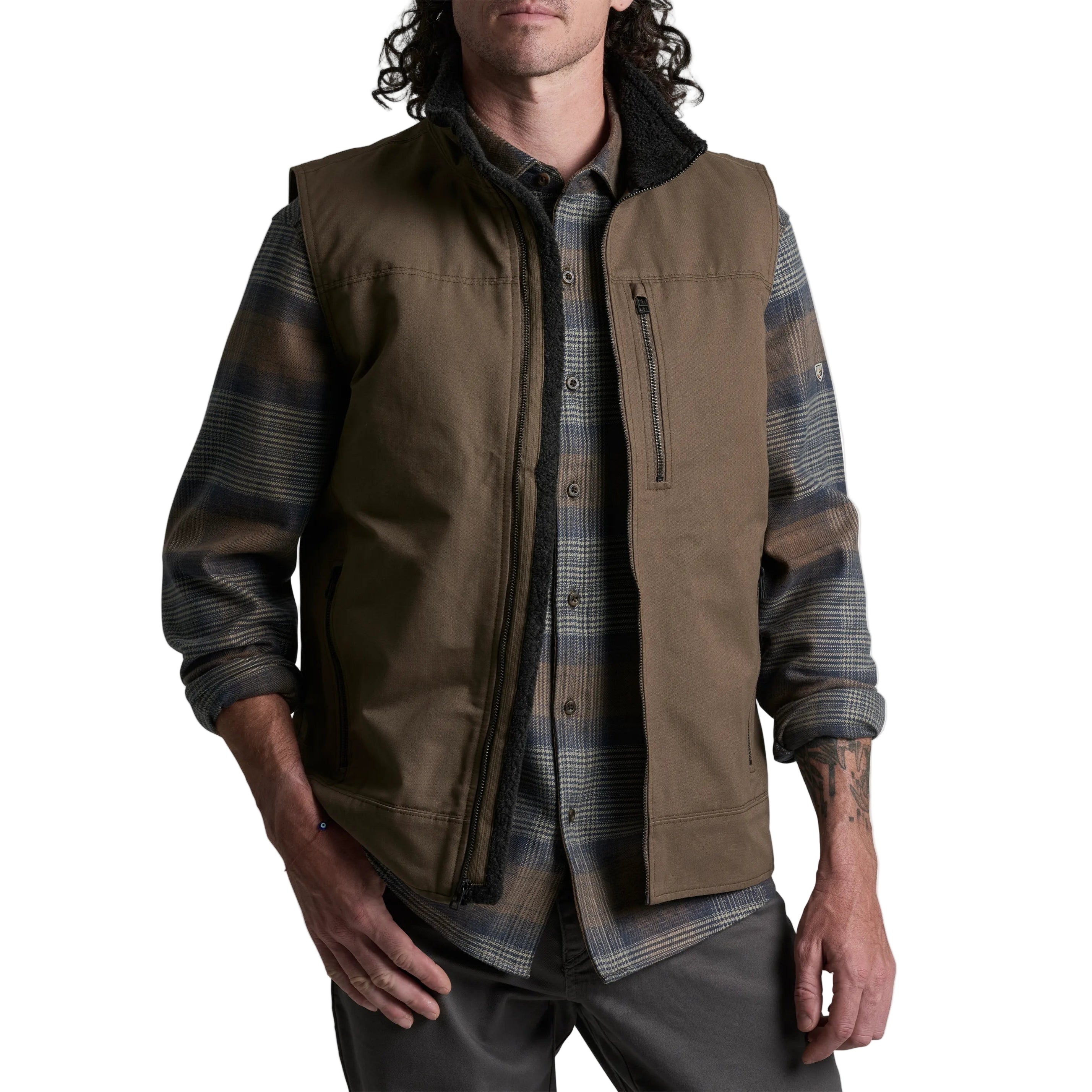 Men's Burr Lined Vest