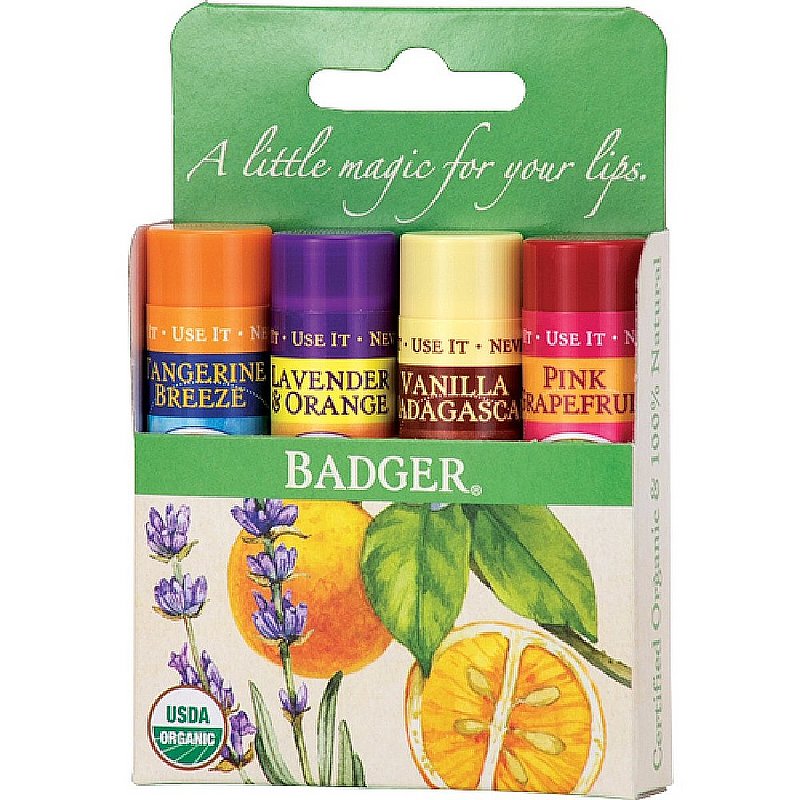 Classic Lip Balm 4 Pack--Green Box
