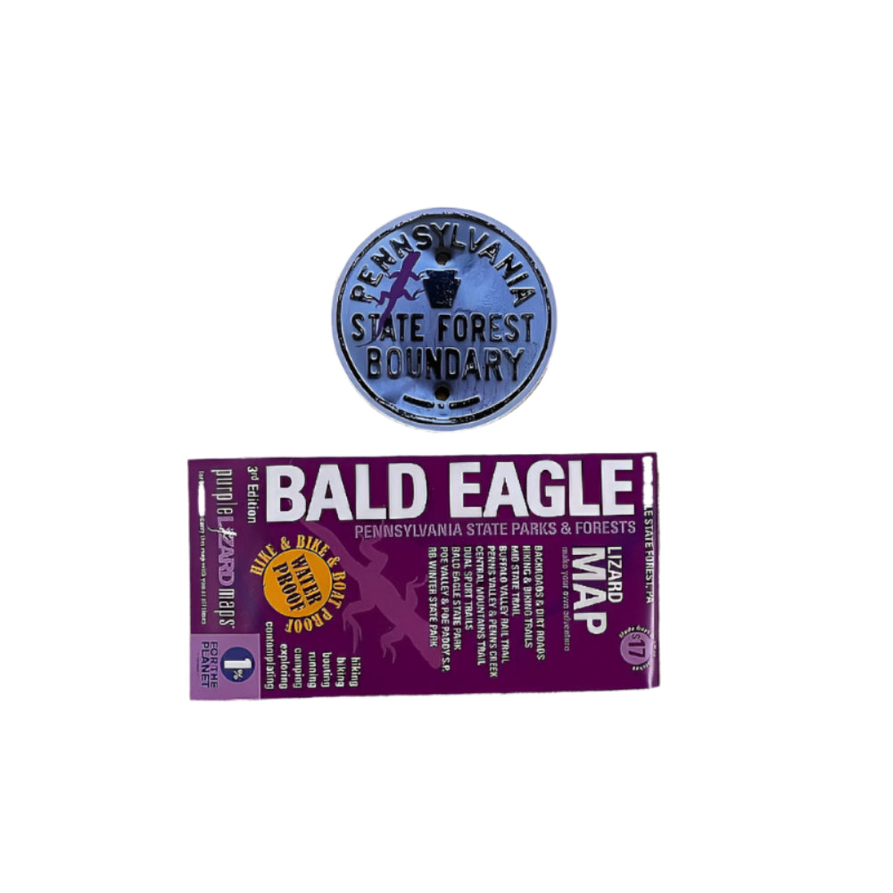 Pennsylvania State Forest Boundary Lizard Sticker