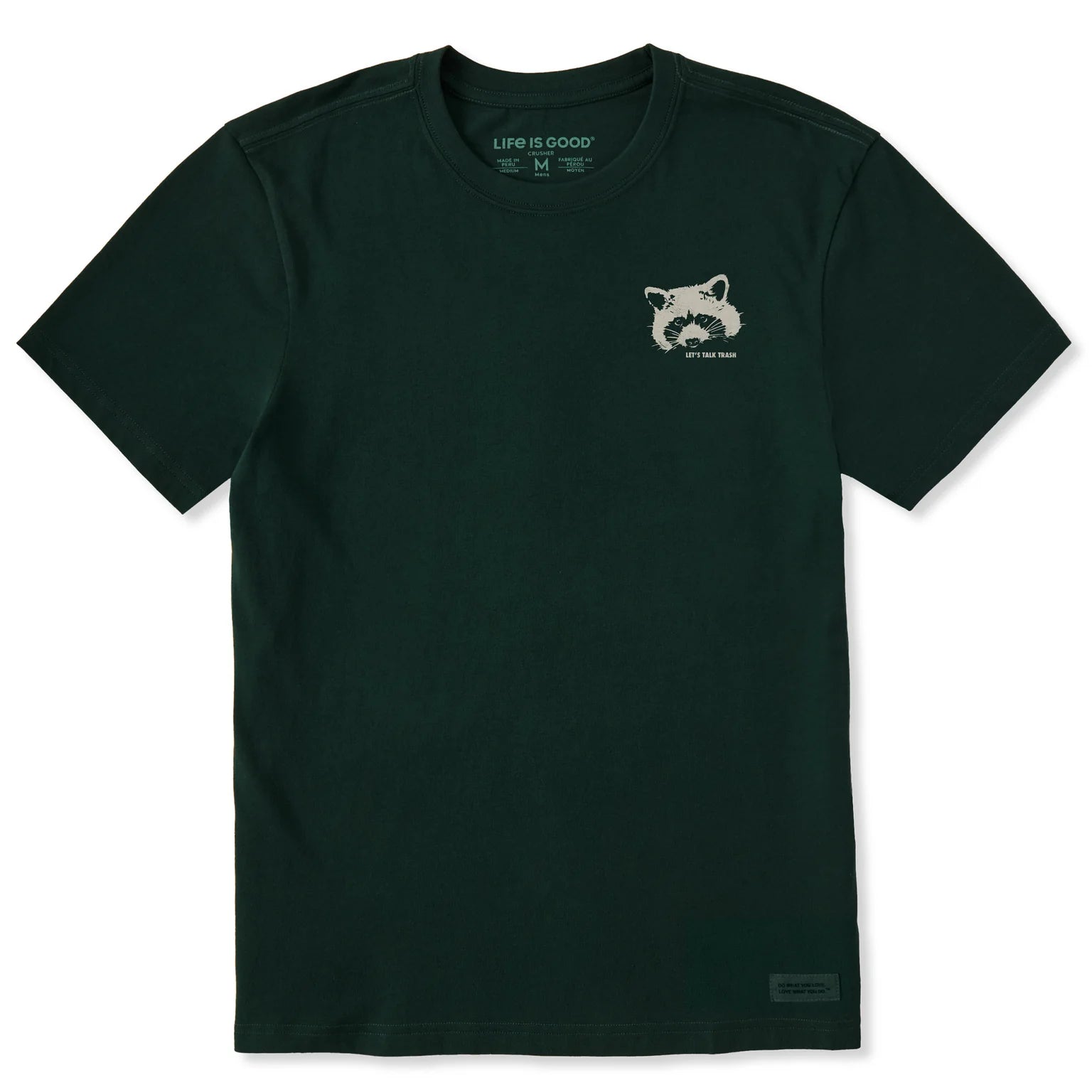 Men's Raccoon Short Sleeve Crusher Tee Shirt