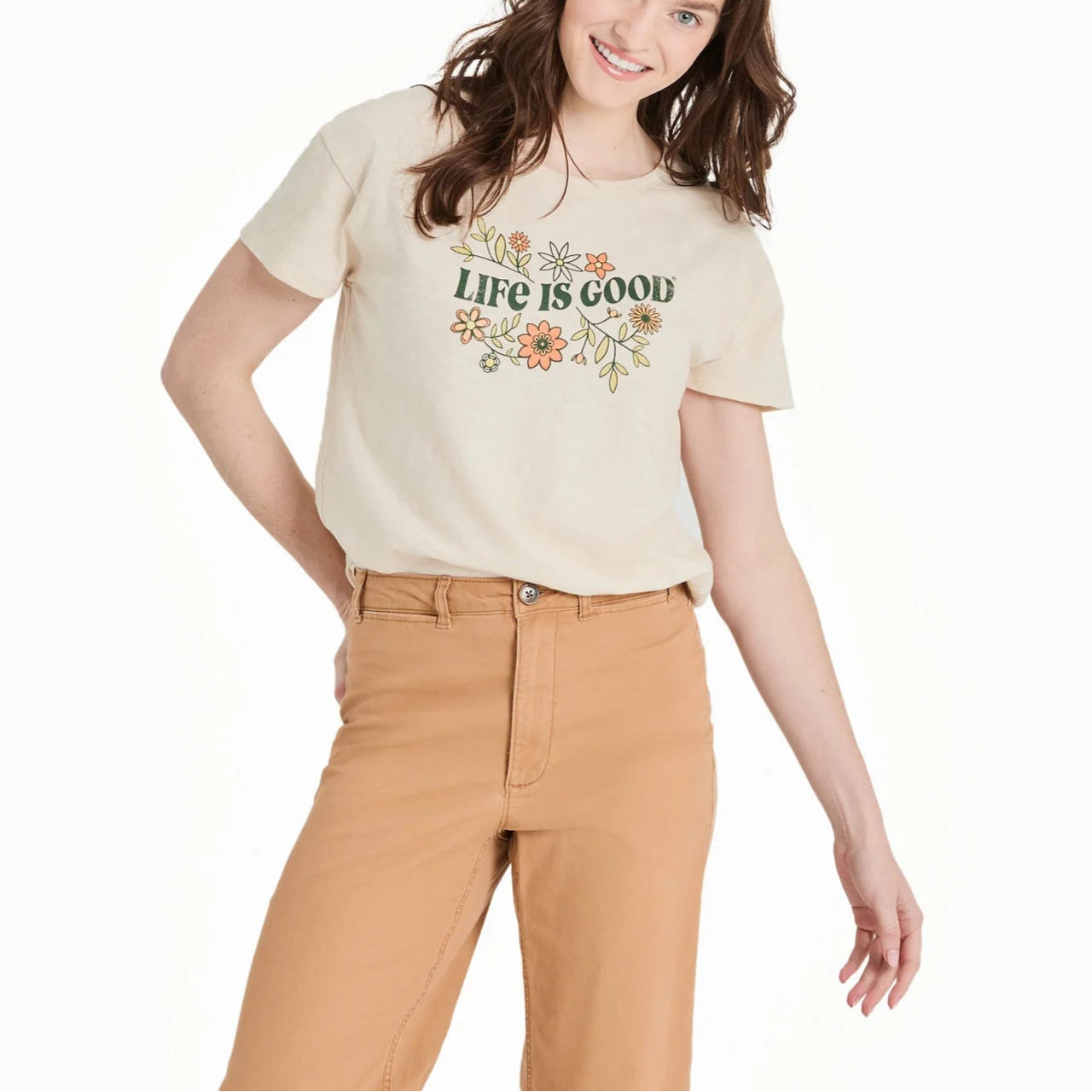 Women's Clean Garden Slub Easy Fit Tee