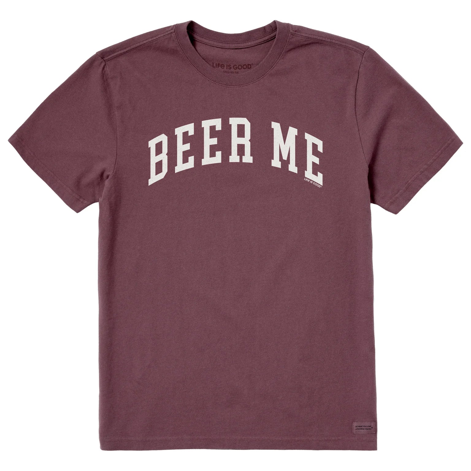 Men's Beer Me Arch Short Sleeve Crusher Tee Shirt