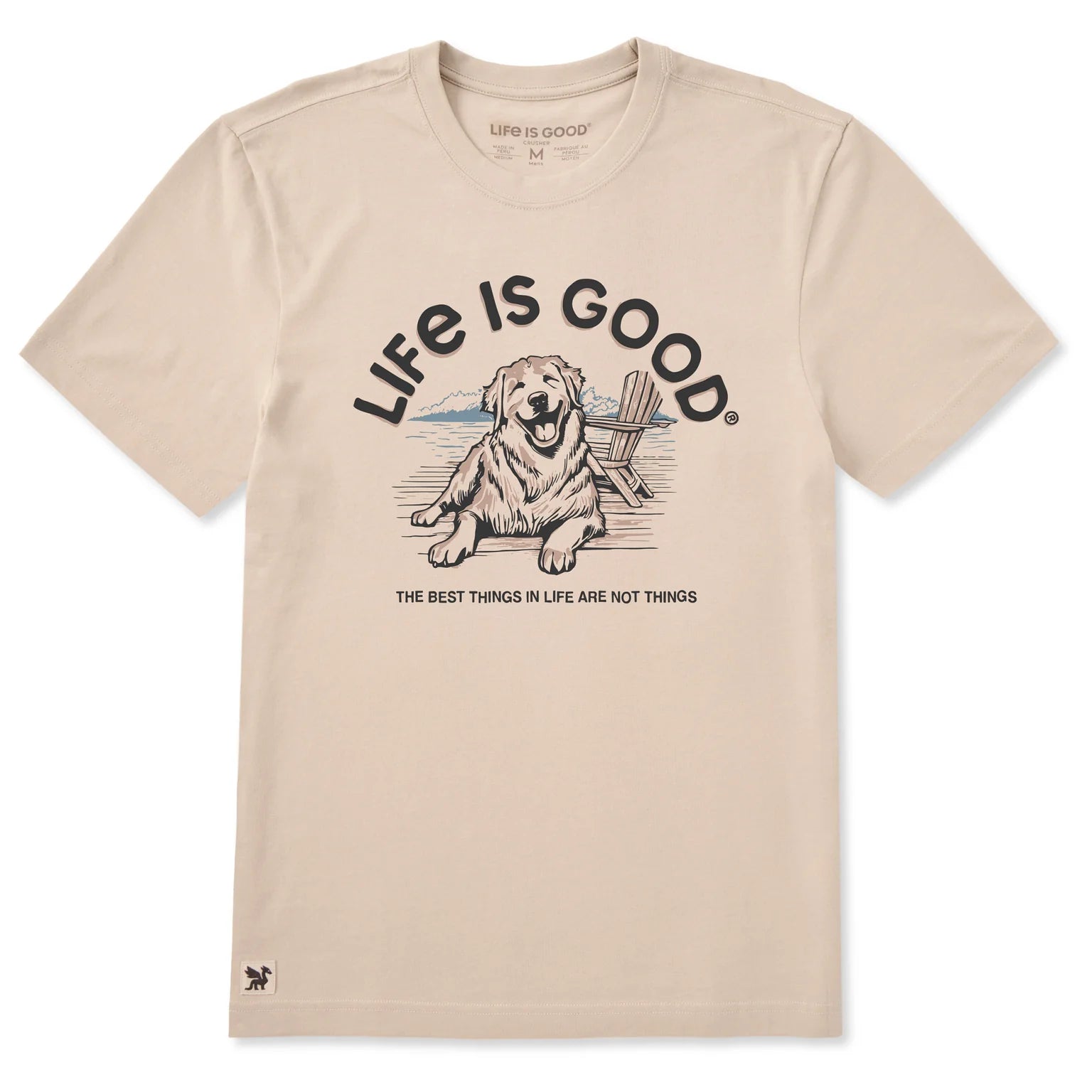 Men's Best Things Adirondack & Dog Short Sleeve Crusher-LITE Cotton Tee Shirt