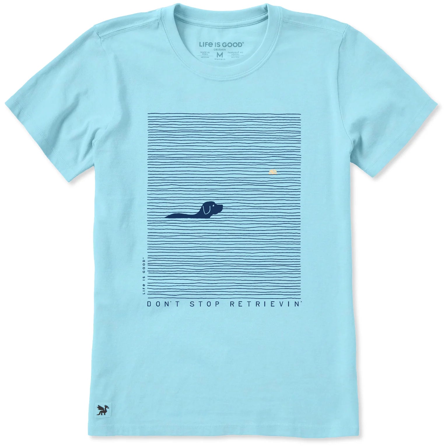 Women's Don't Stop Retrievin' Tennis Ball Short Sleeve Crusher Tee Shirt