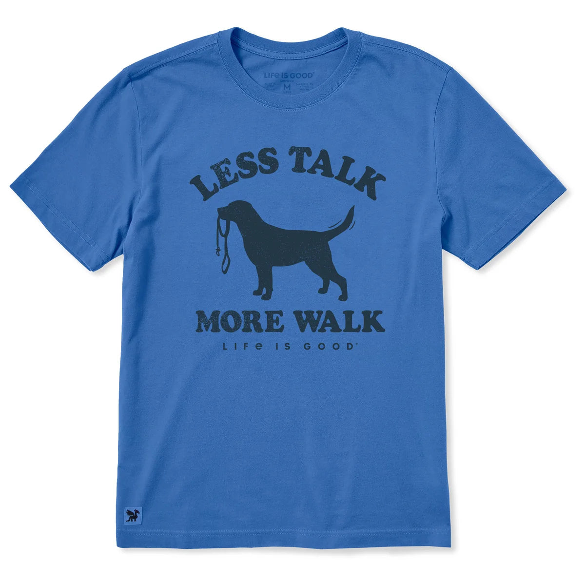Men's Less Talk More Walk Short Sleeve Crusher Tee Shirt