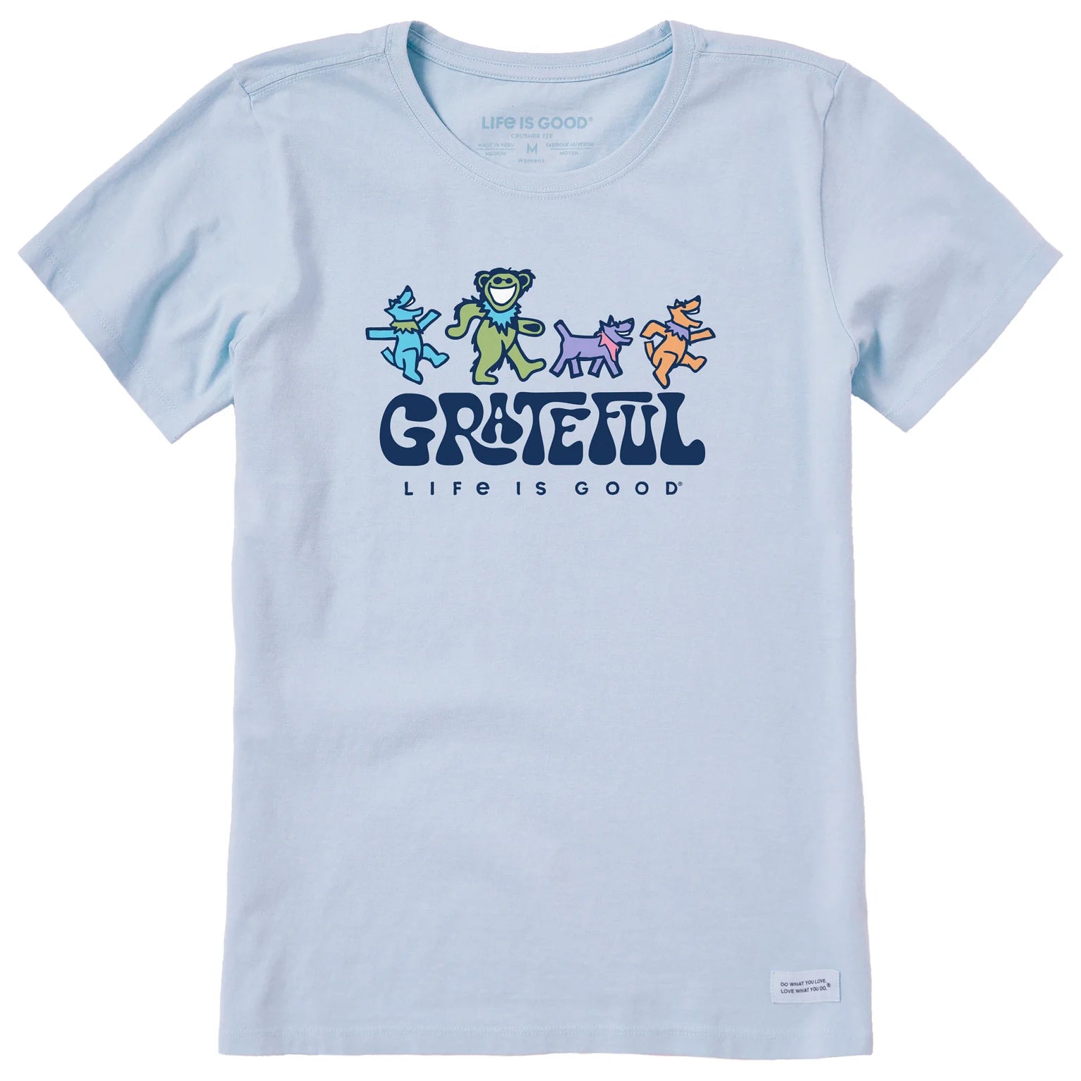 Women's Grateful Dancers Short Sleeve Crusher Tee Shirt