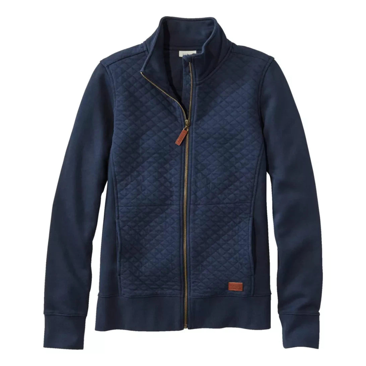 Women's Quilted Full-Zip Sweatshirt