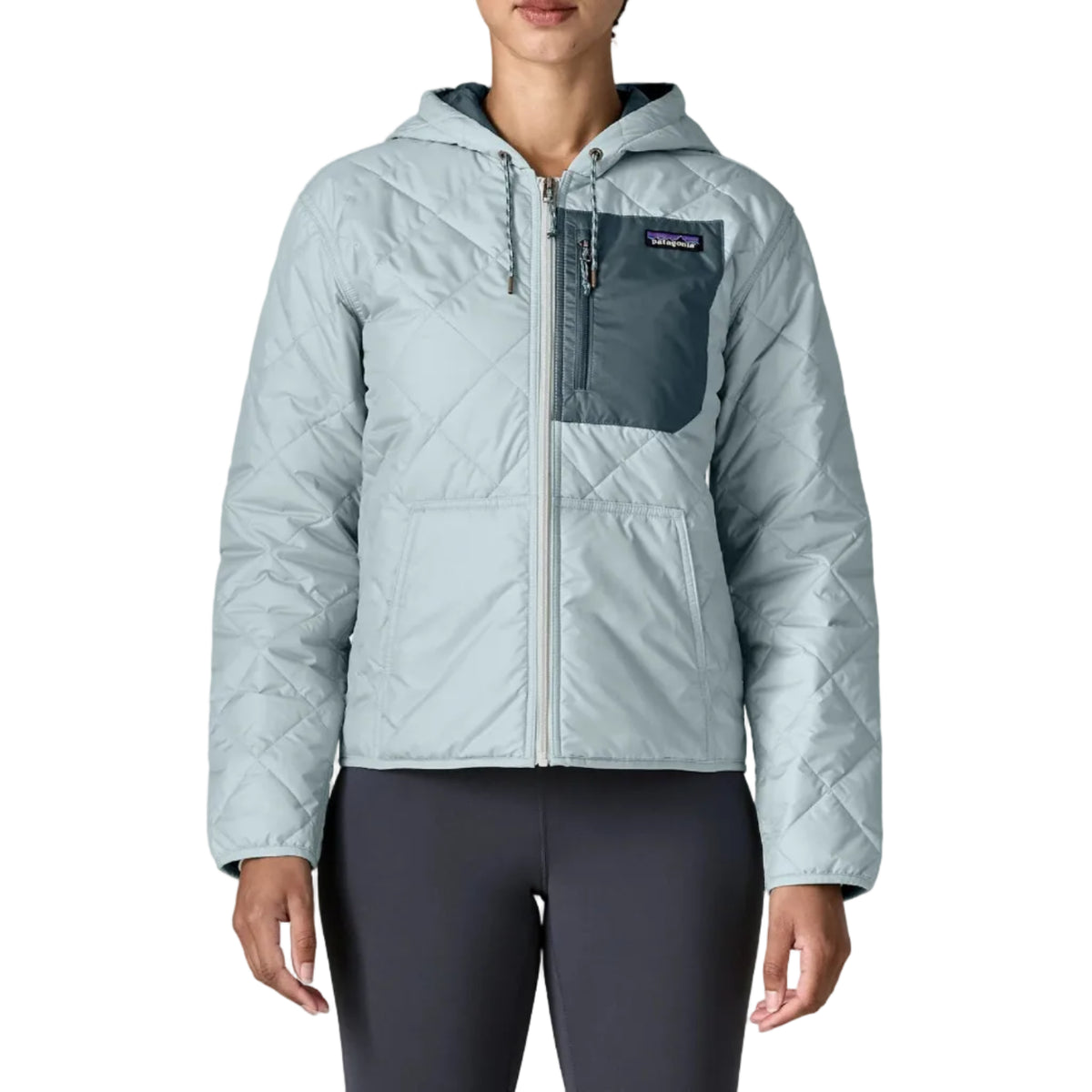 Women's Diamond Quilted Bomber Hoody
