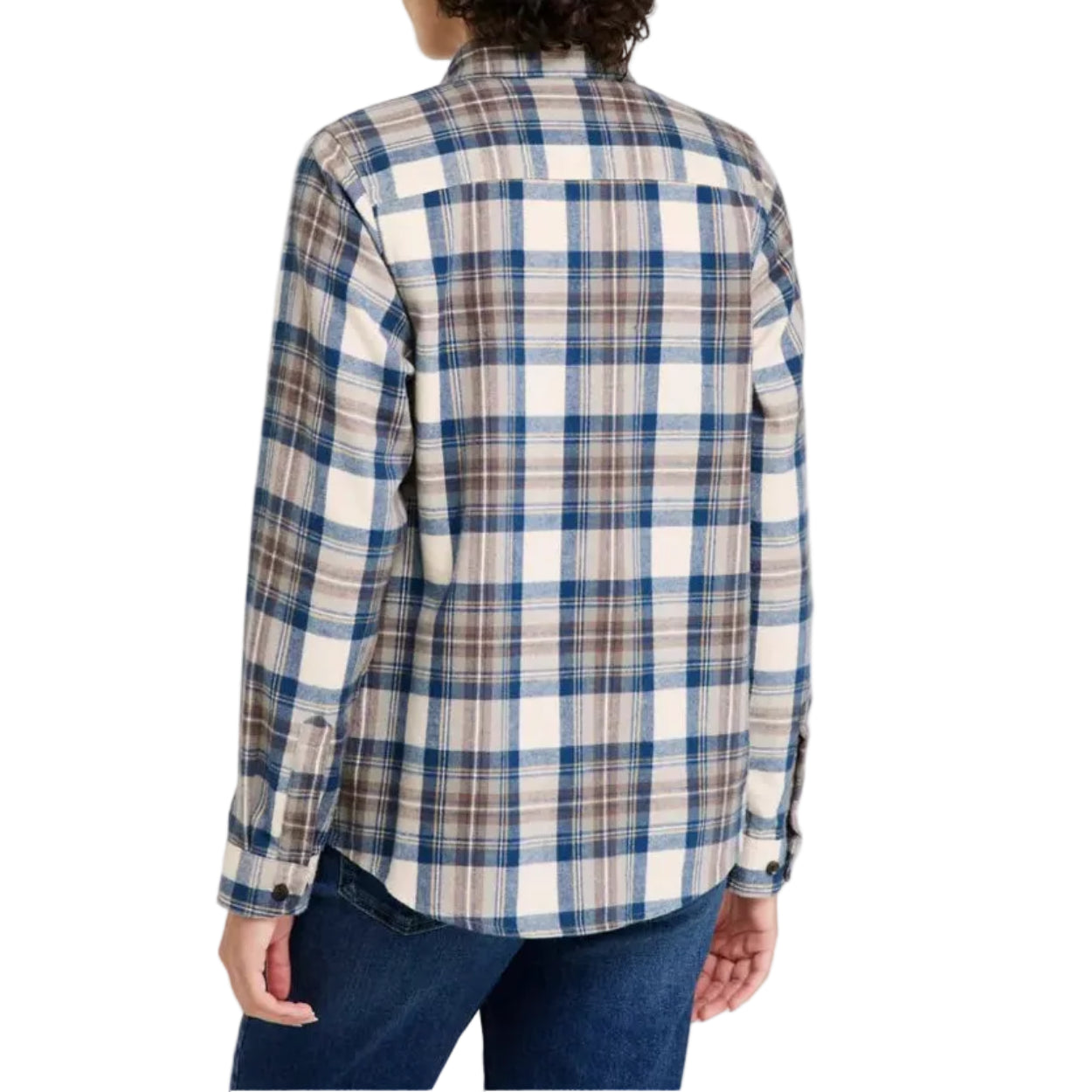 Women's Scotch Plaid Flannel Buttondown Shirt