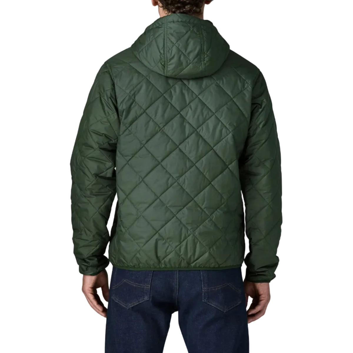 Men's Diamond Quilted Bomber Hoody