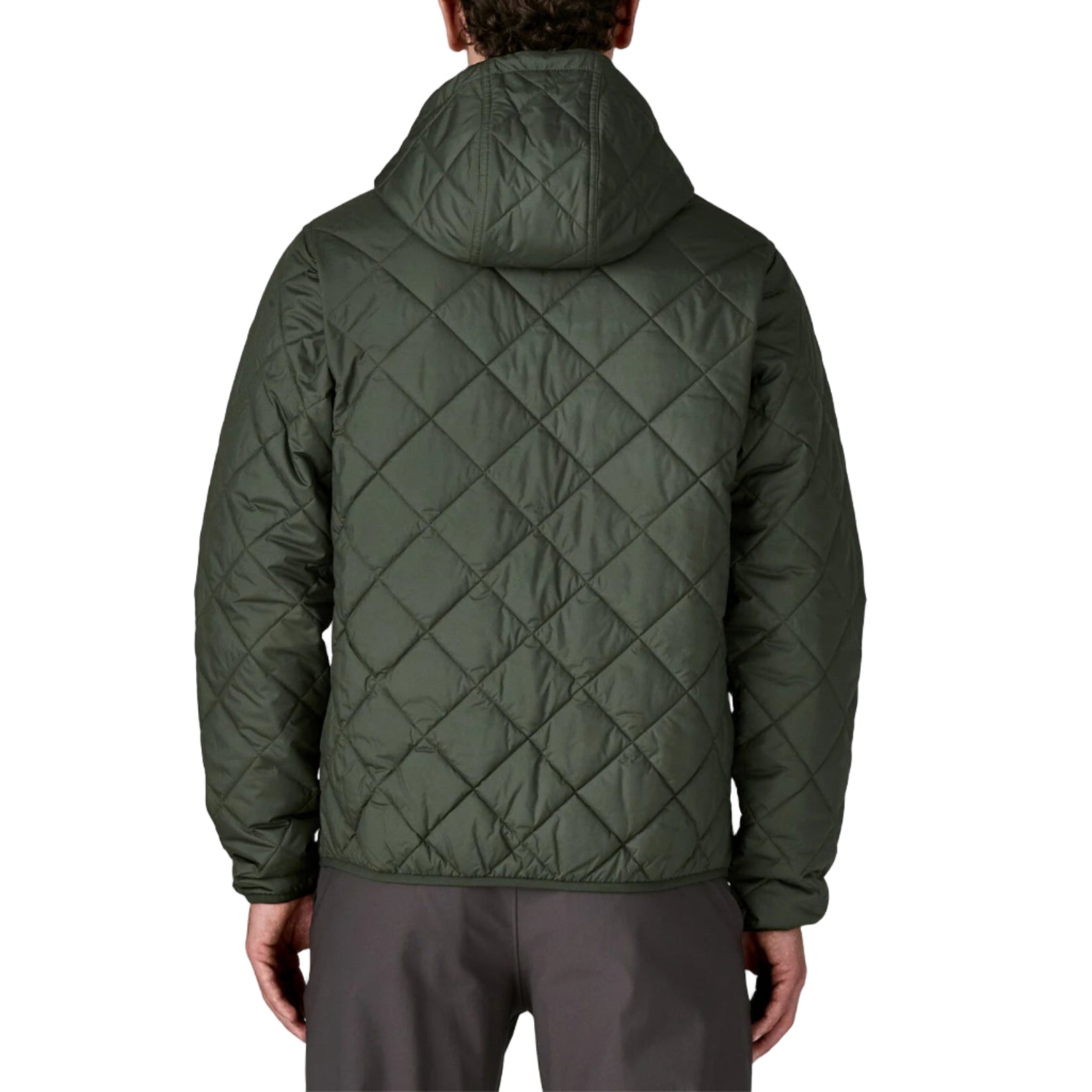 Men's Diamond Quilted Bomber Hoody