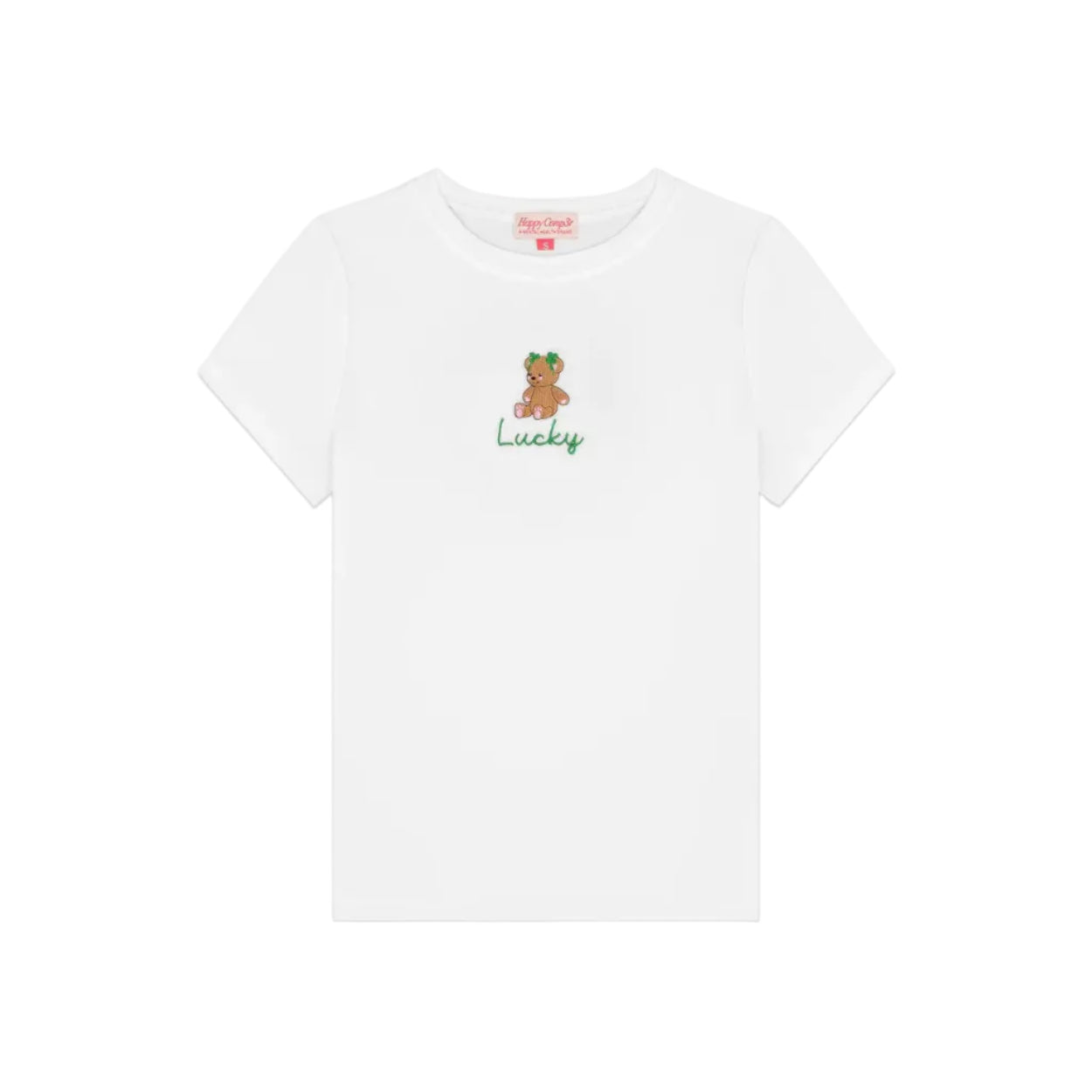 Women's Lucky Me Short Sleeve Baby Tee Shirt