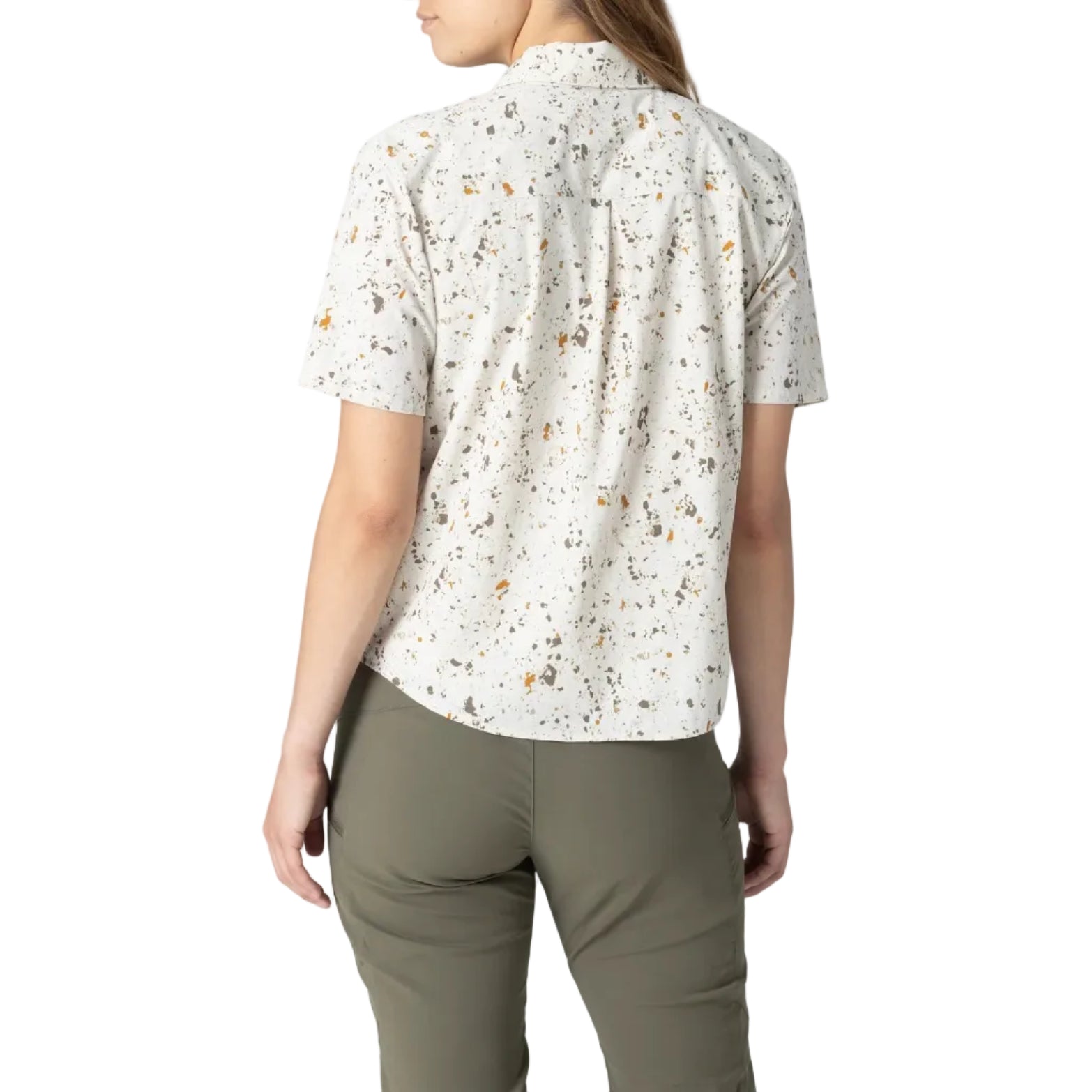 Women's Astroman Button Down Short Sleeve Sun Shirt