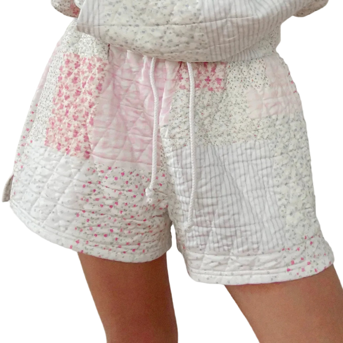 Women's Quilted Pastel Shorts