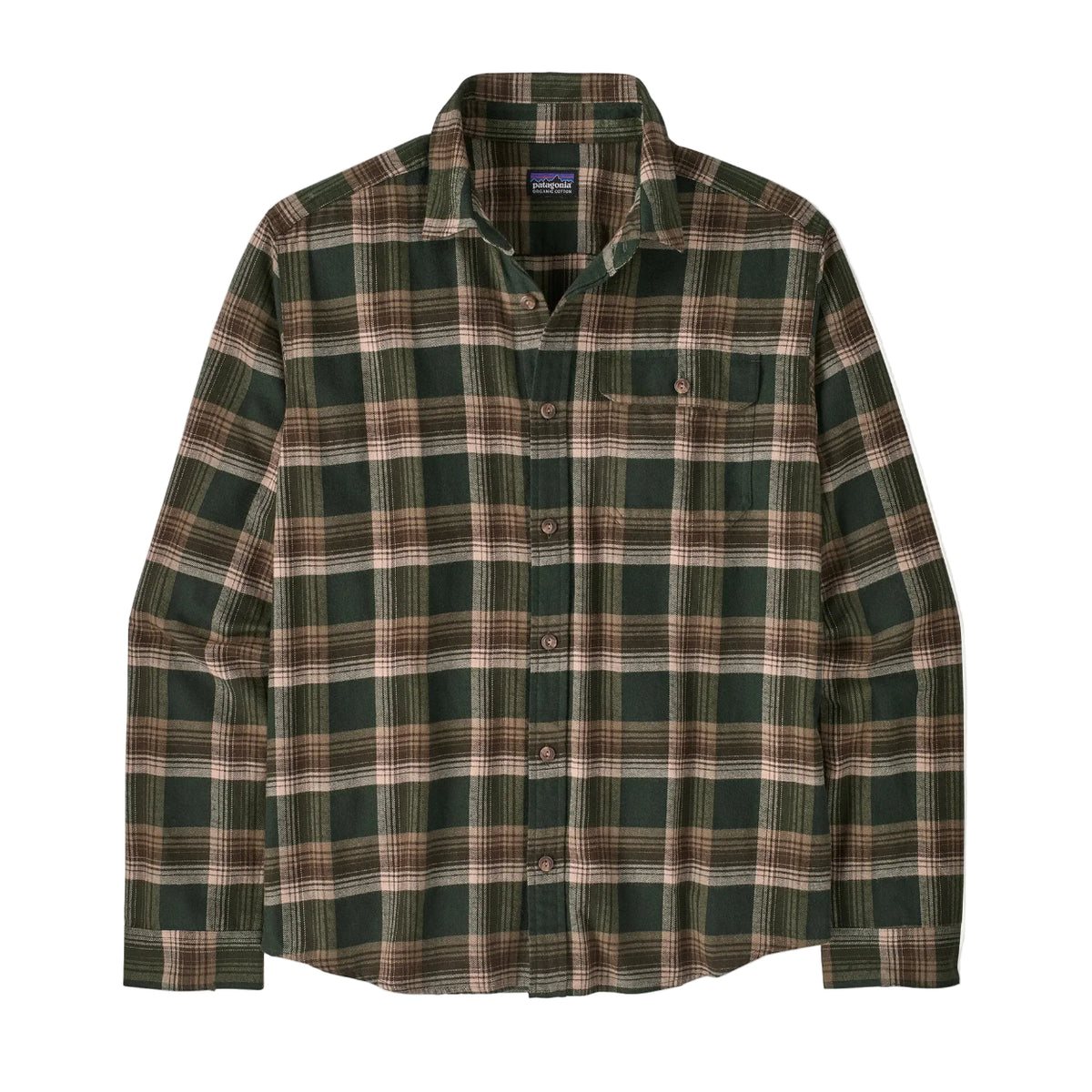 Men's Long-Sleeved Lightweight Fjord Flannel Shirt