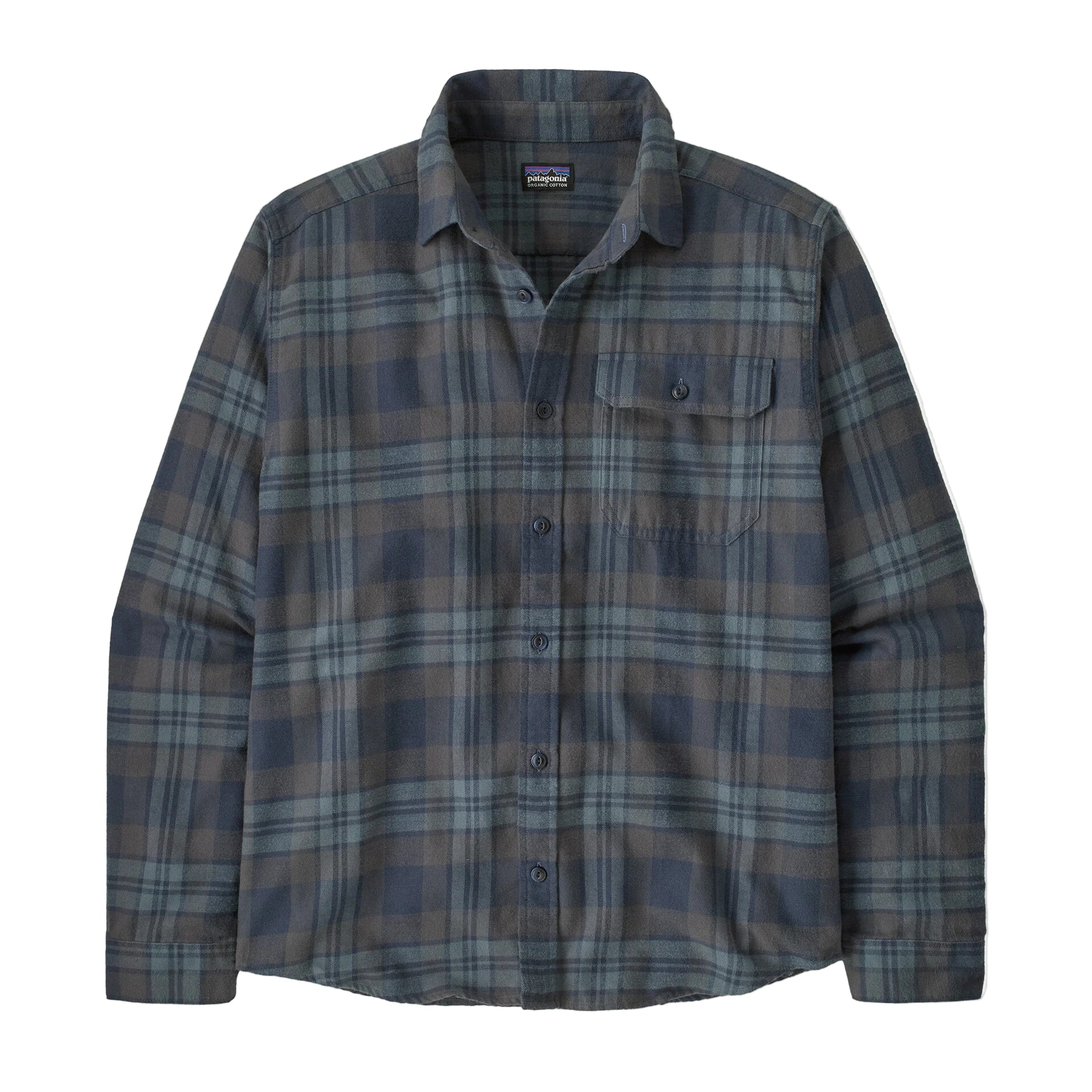 Men's Long-Sleeved Cotton in Conversion Lightweight Fjord Flannel Shirt
