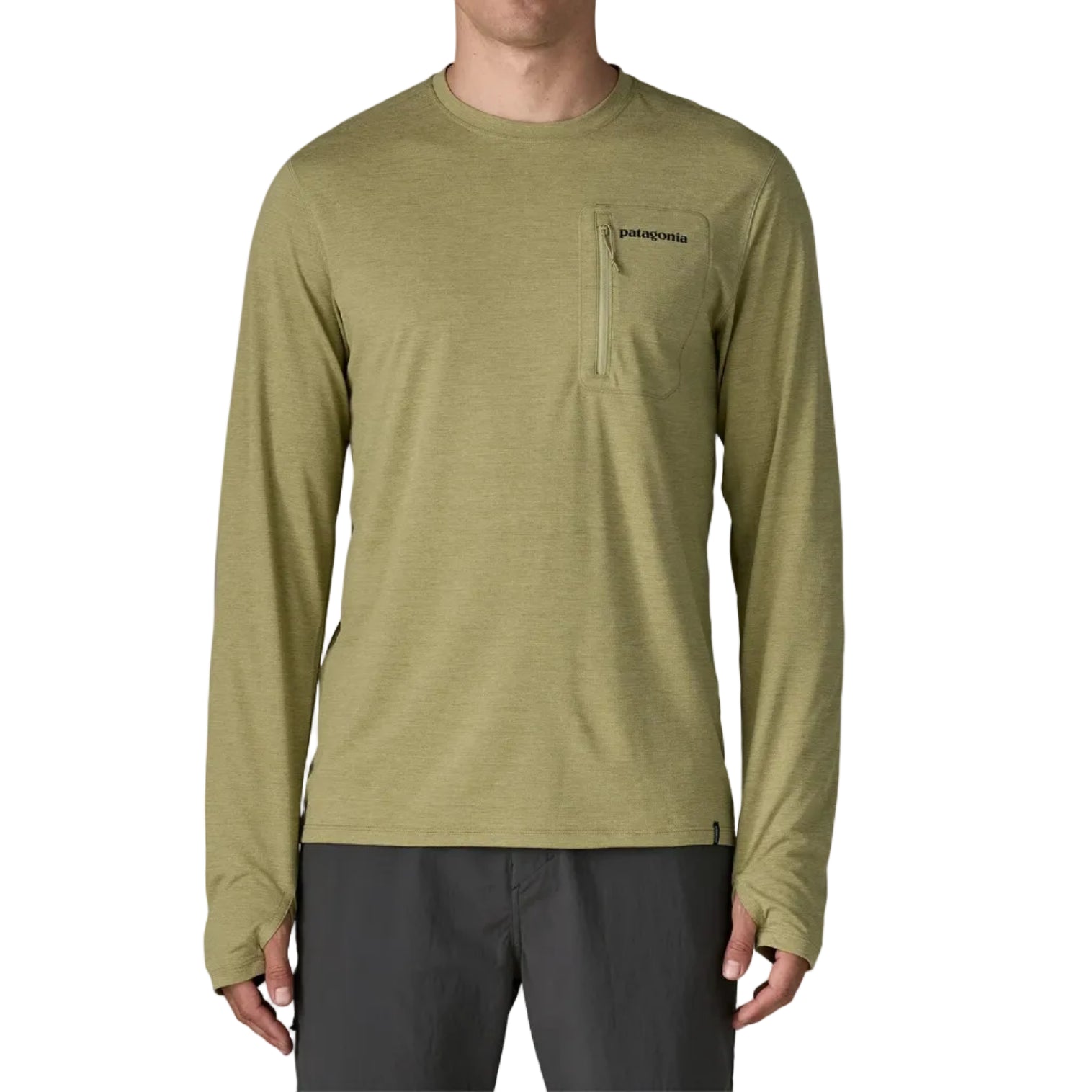 Men's Long-Sleeved Capilene Cool Breathable Sun Shirt--Fitz Roy Trout