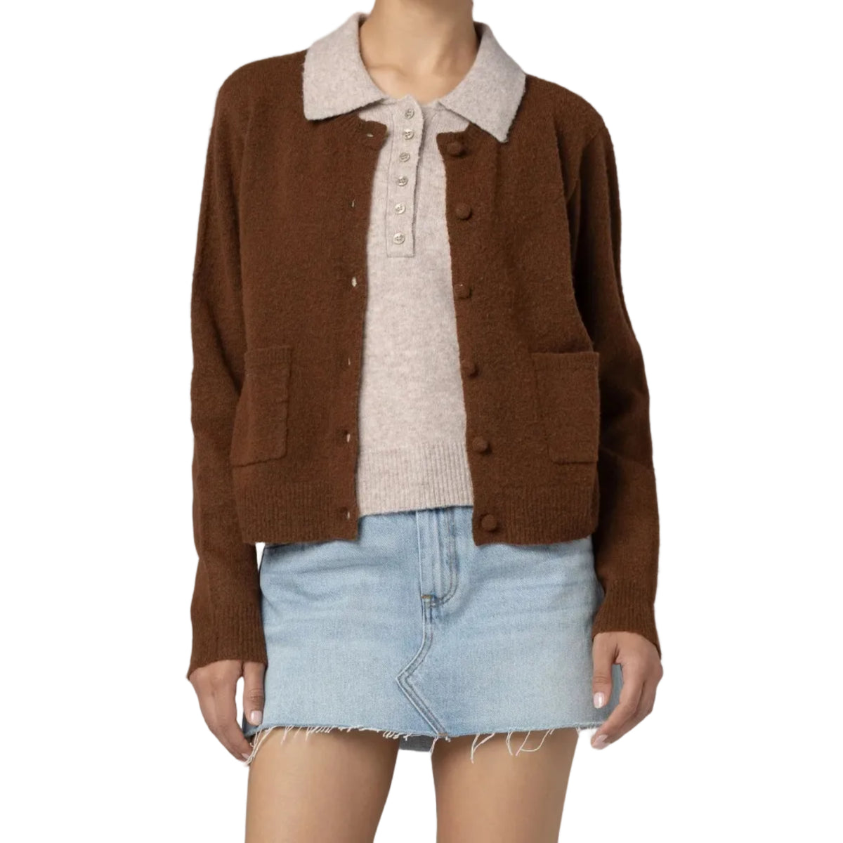 Women's Closer Together Double Layer Sweater