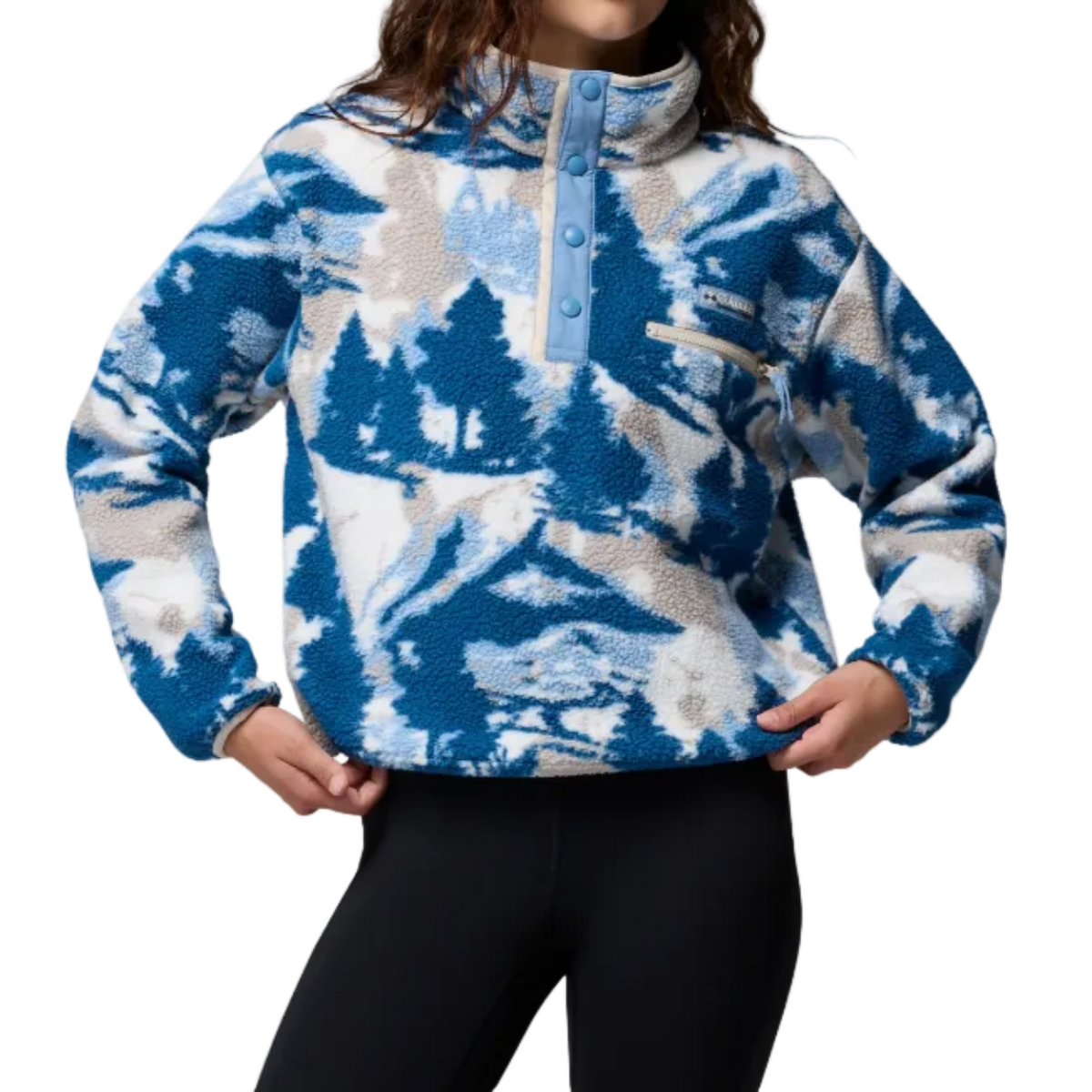 Women's Helvetia II Cropped Half Snap Fleece Sweater