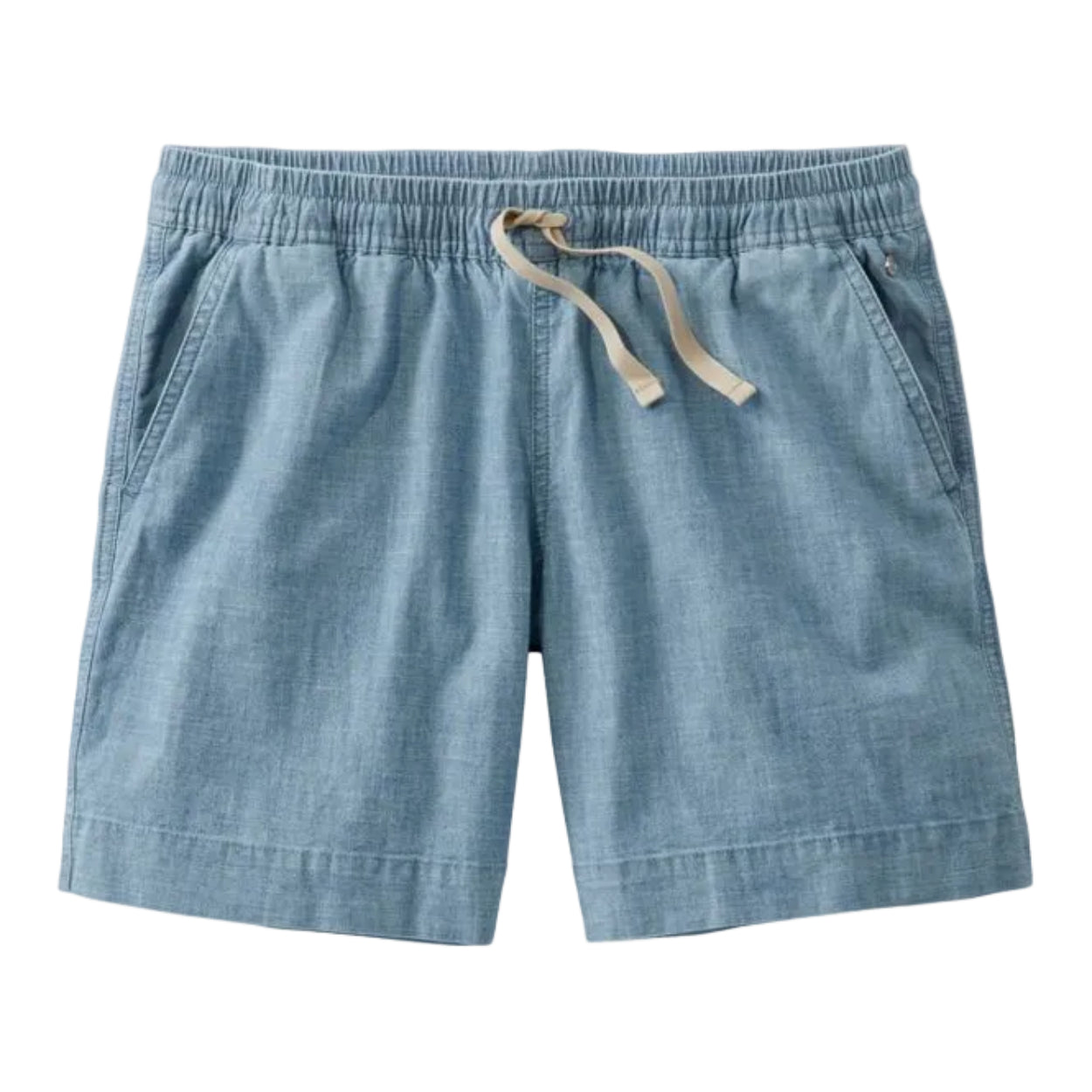 Women's Lakewashed Mid-Rise Chambray Dock Shorts