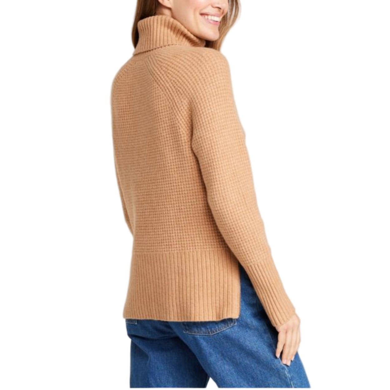Women's SuperSoft Waffle Turtleneck Sweater