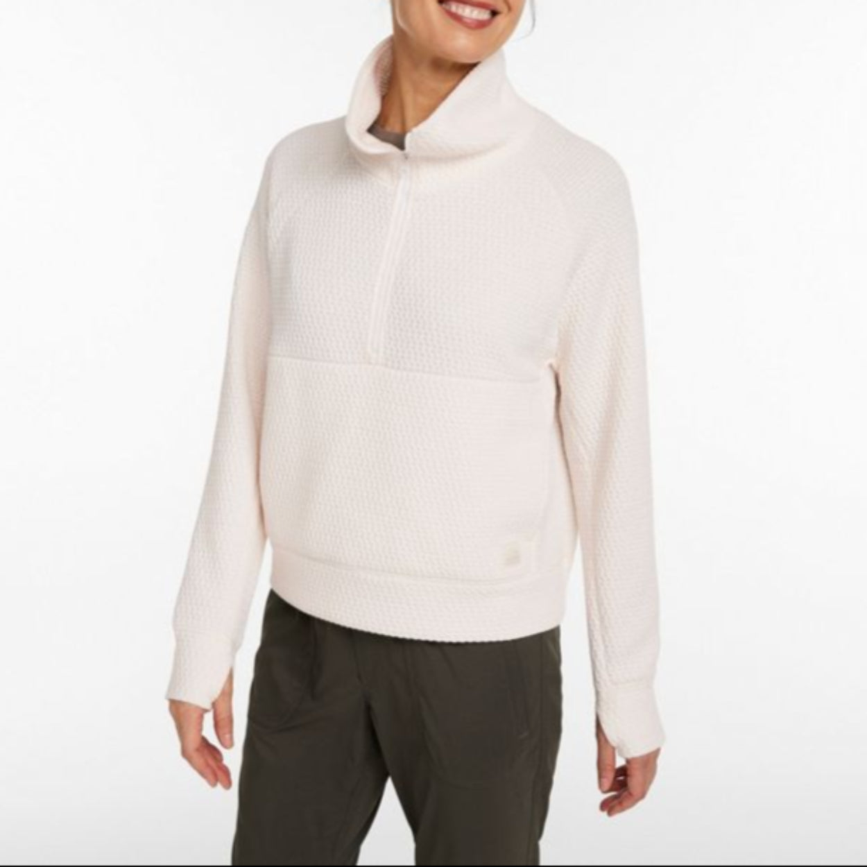 Women's Ridgeknit Half-Zip Pullover Sweater