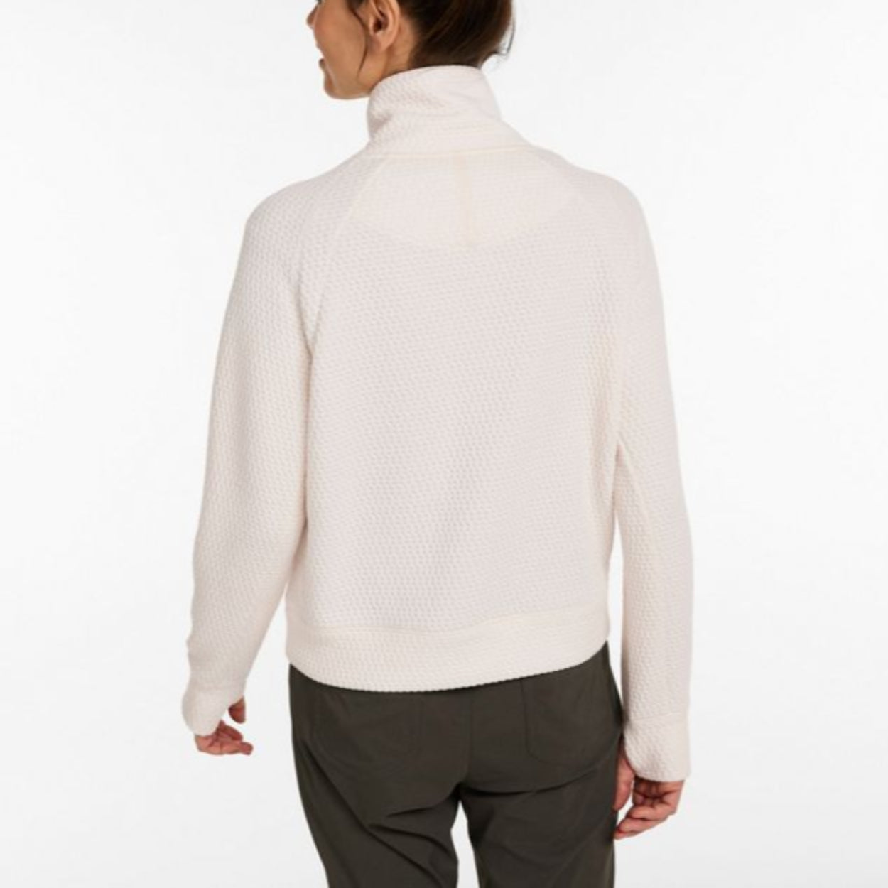 Women's Ridgeknit Half-Zip Pullover Sweater