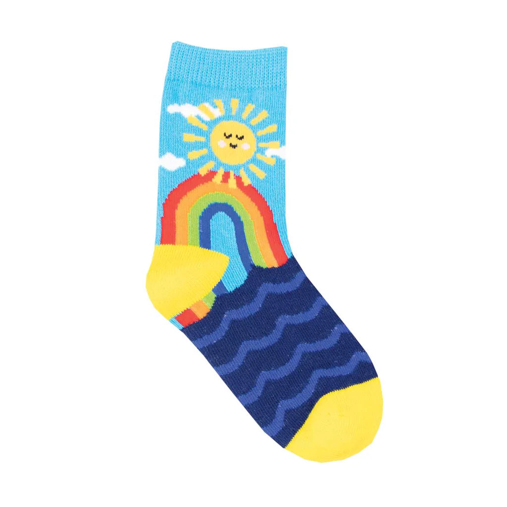 Kids' Sunshine And Rainbows Socks
