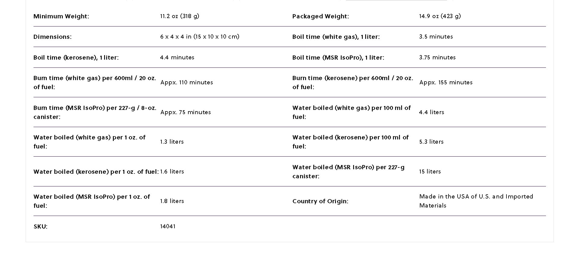 Whisperlite Universal Stove
