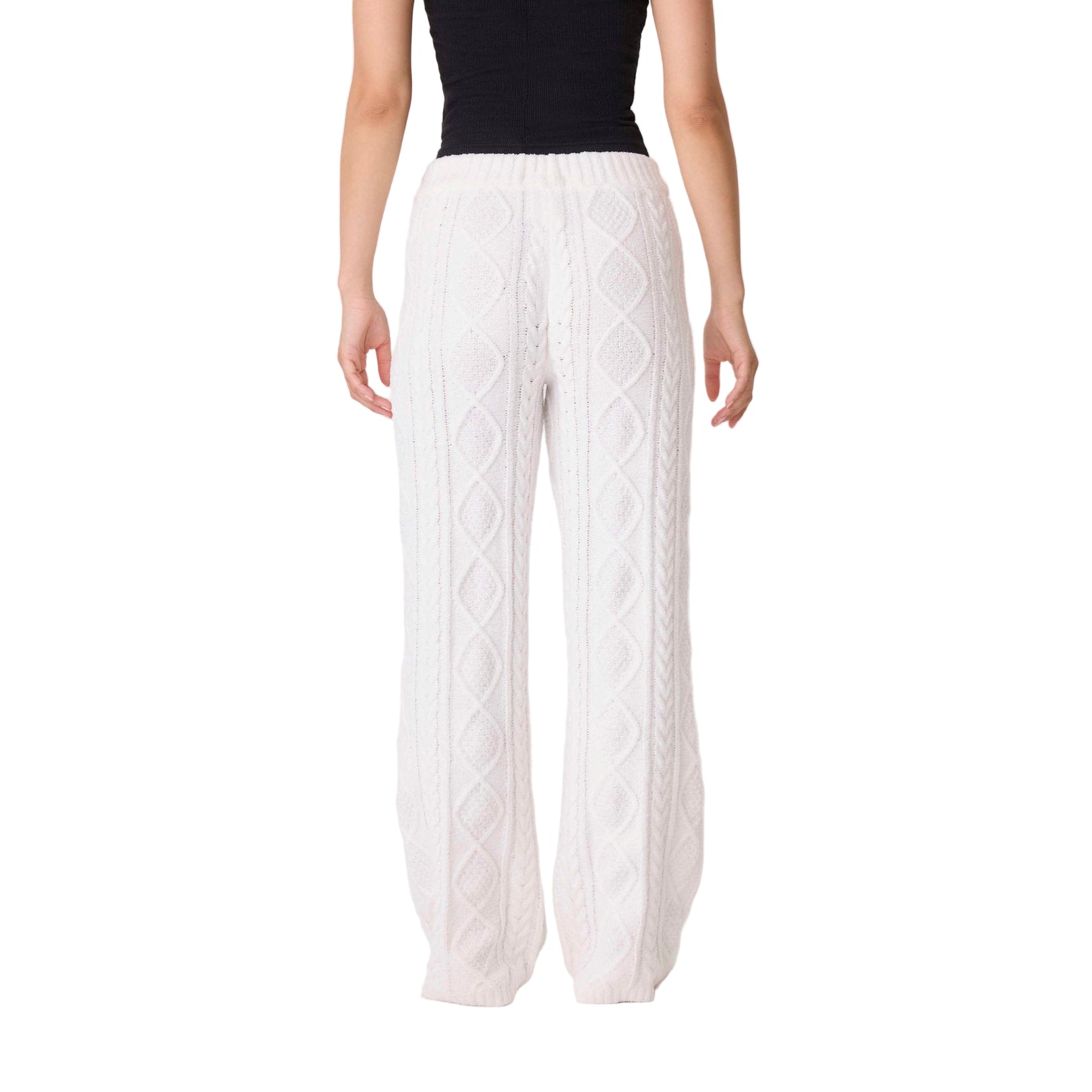 Women's Chenille Cable Knit Lounge Pants