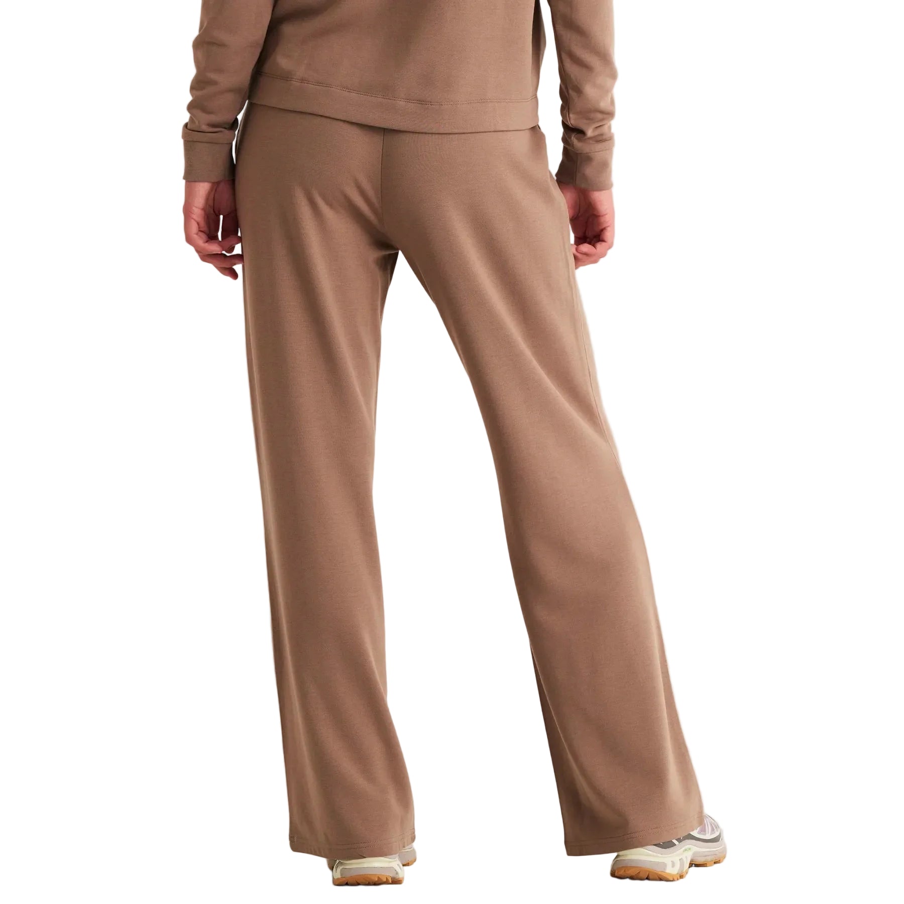 Women's Bamboo Lightweight Fleece Wide Leg Pants