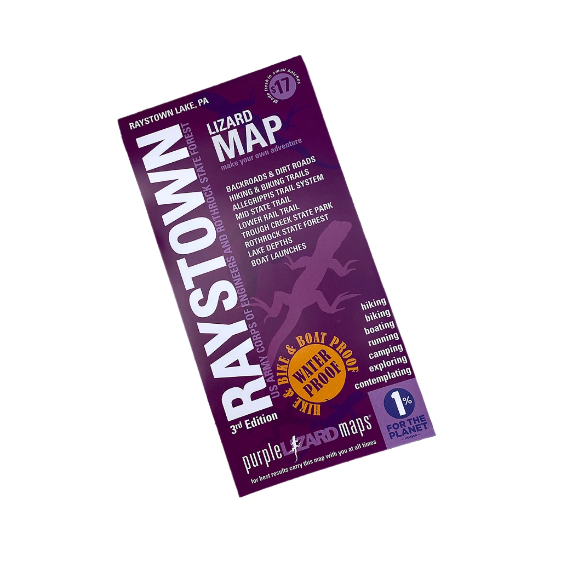 Raystown Lake Map--3rd Edition