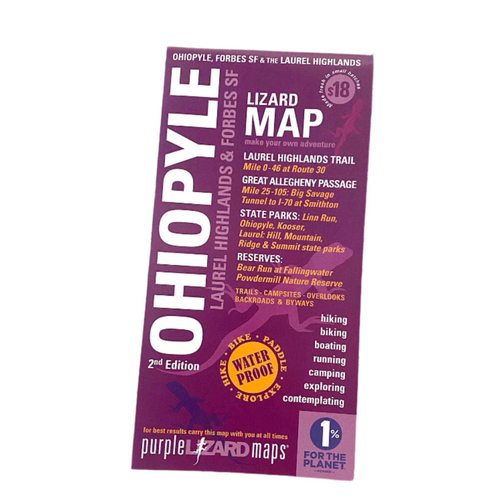 Ohiopyle-Laurel Highlands Map--2nd Edition