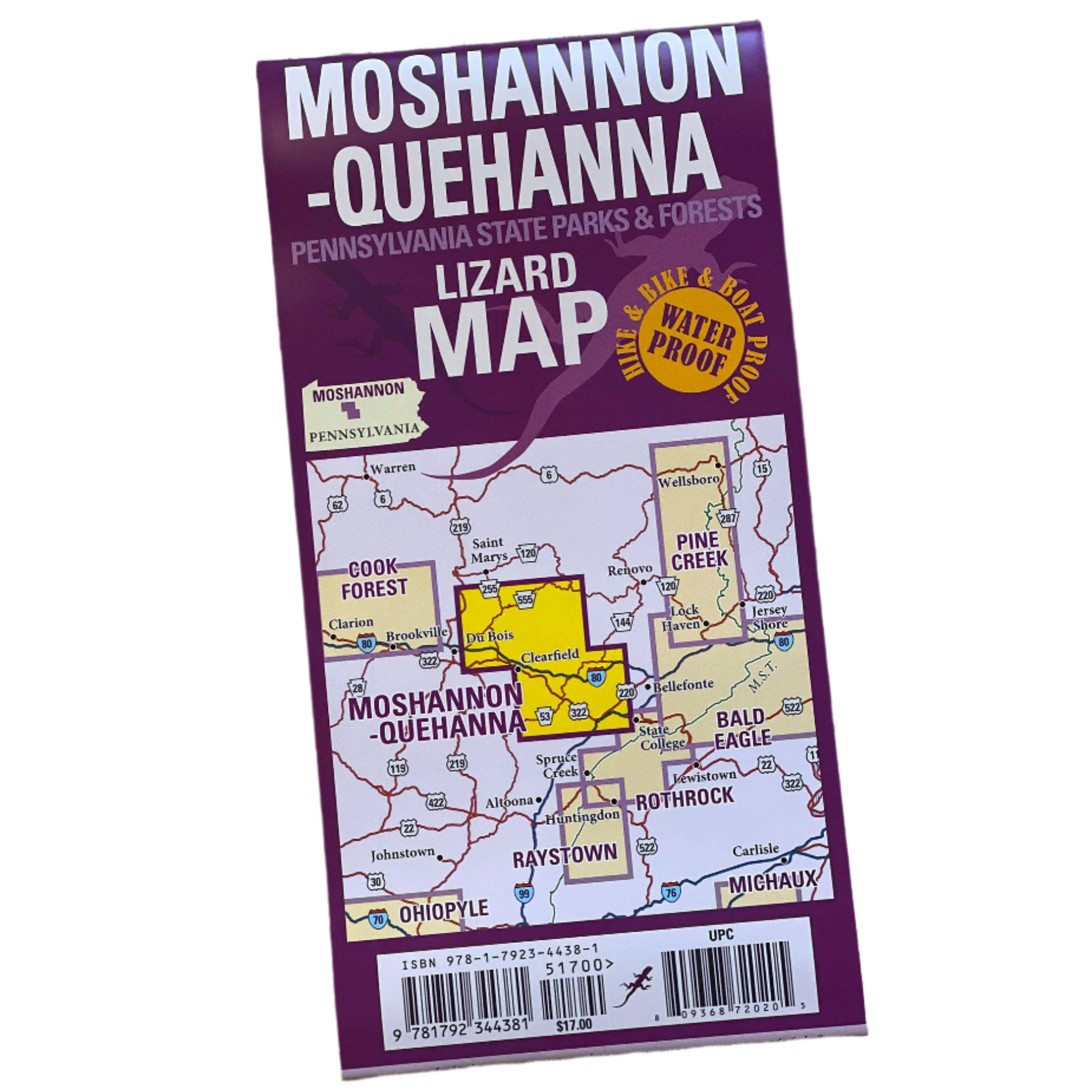 Moshannon/Quehanna Map--2nd Edition