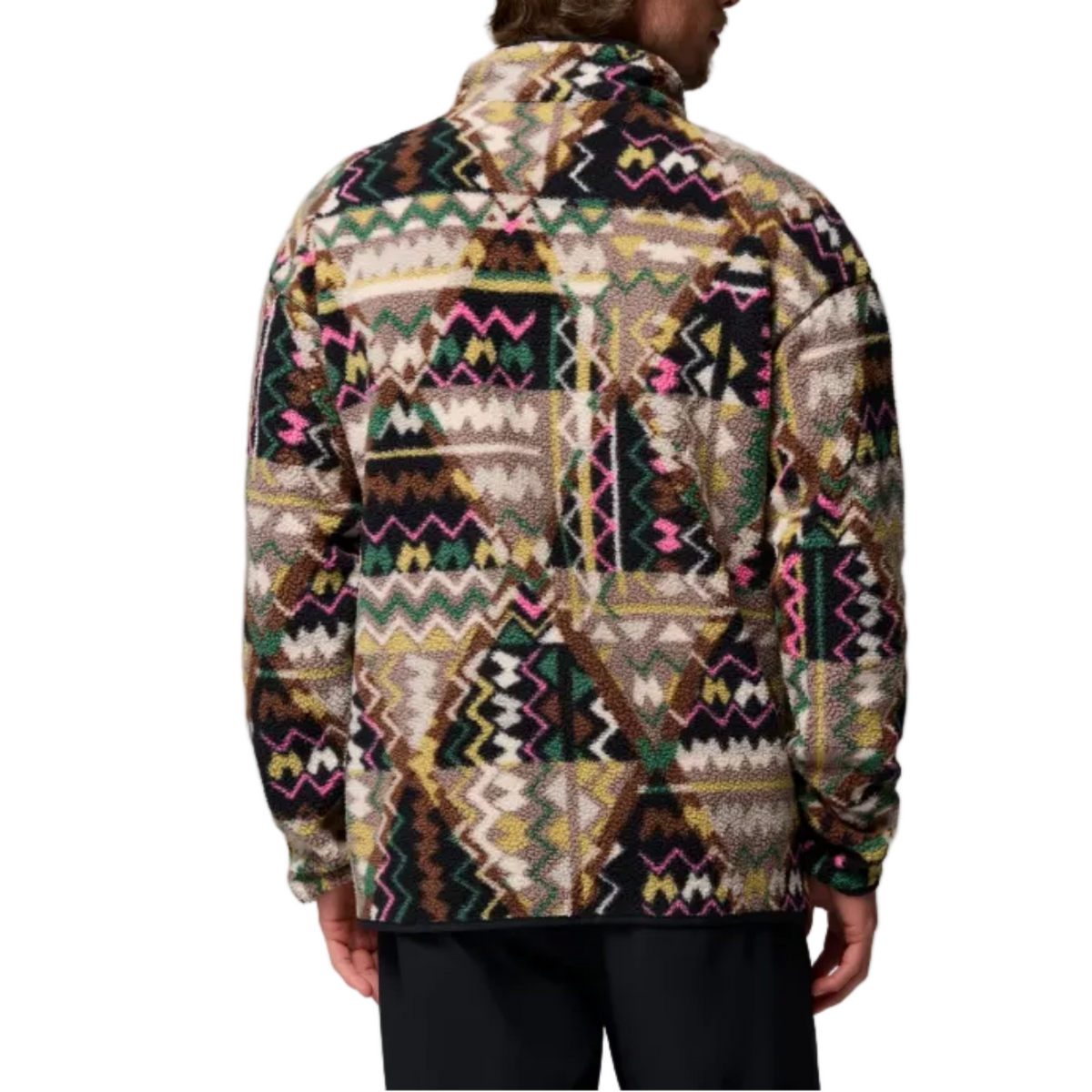 Men's Helvetia II Printed Half Snap Printed Fleece Pullover