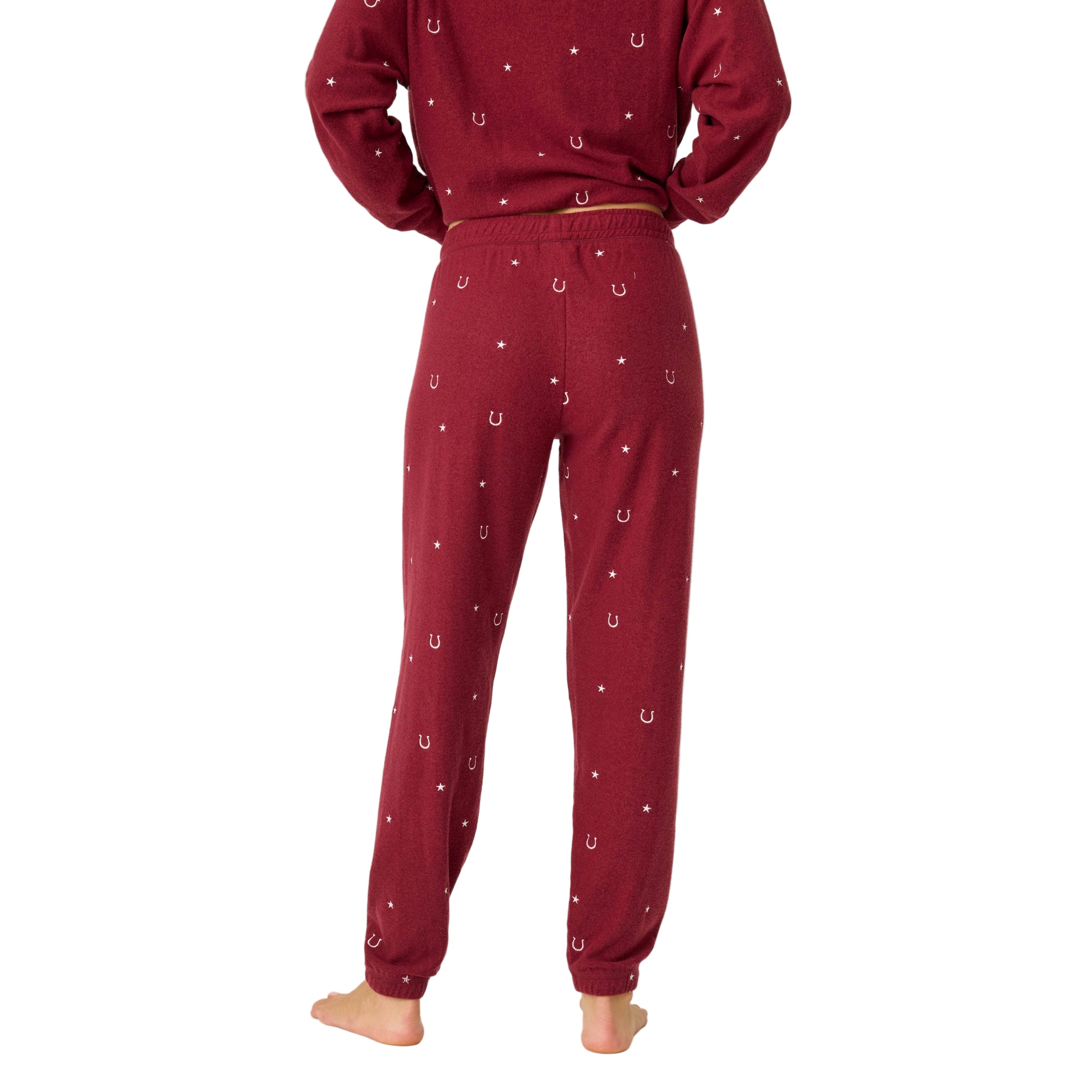 Women's Hold Your Horses Horseshoe Embroidered Sweatpants