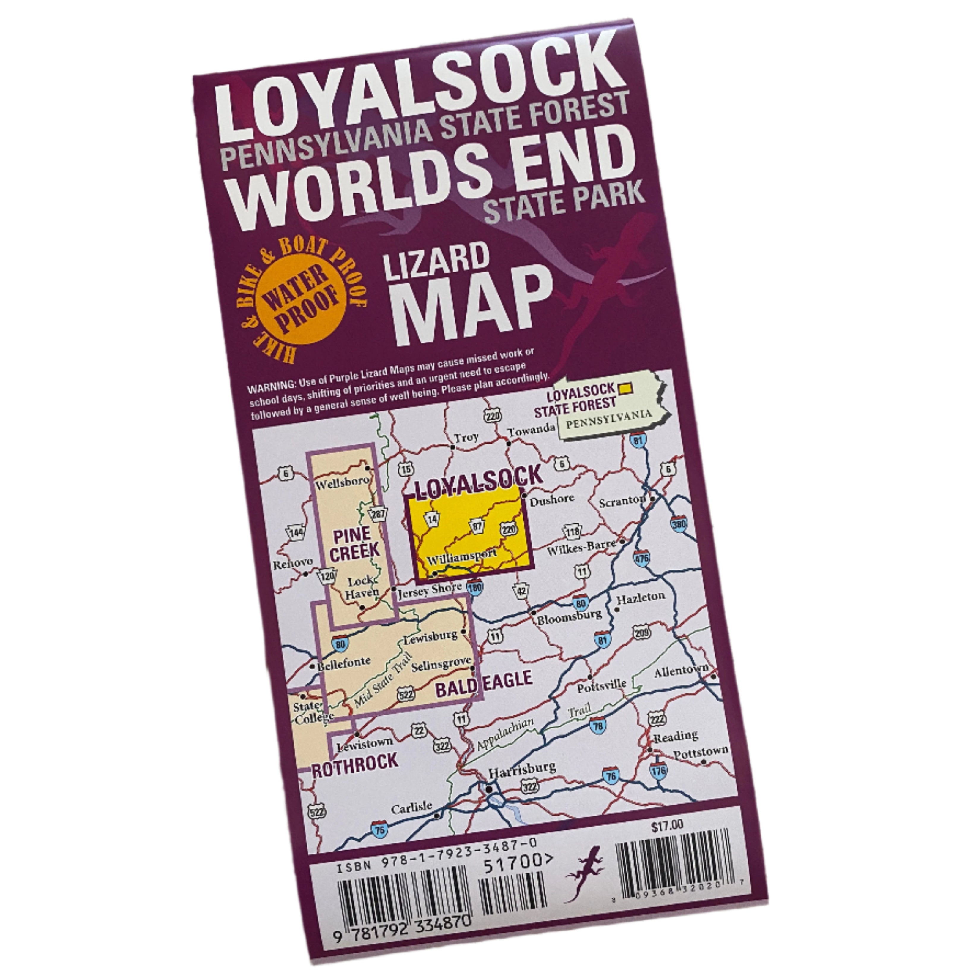 Loyalsock State Forest Map