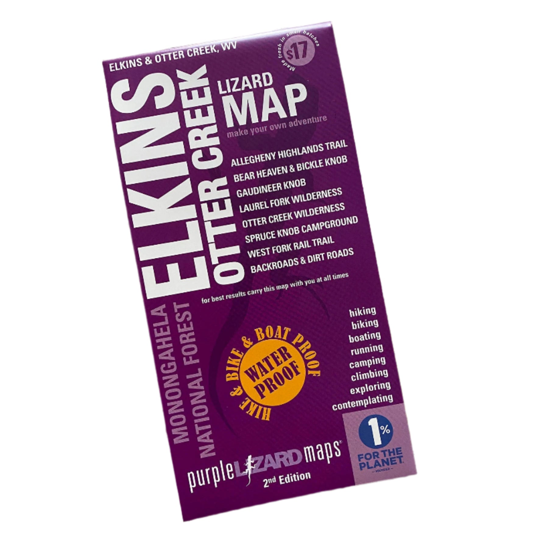 Elkins/Otter Creek West Virginia Map--2nd Edition