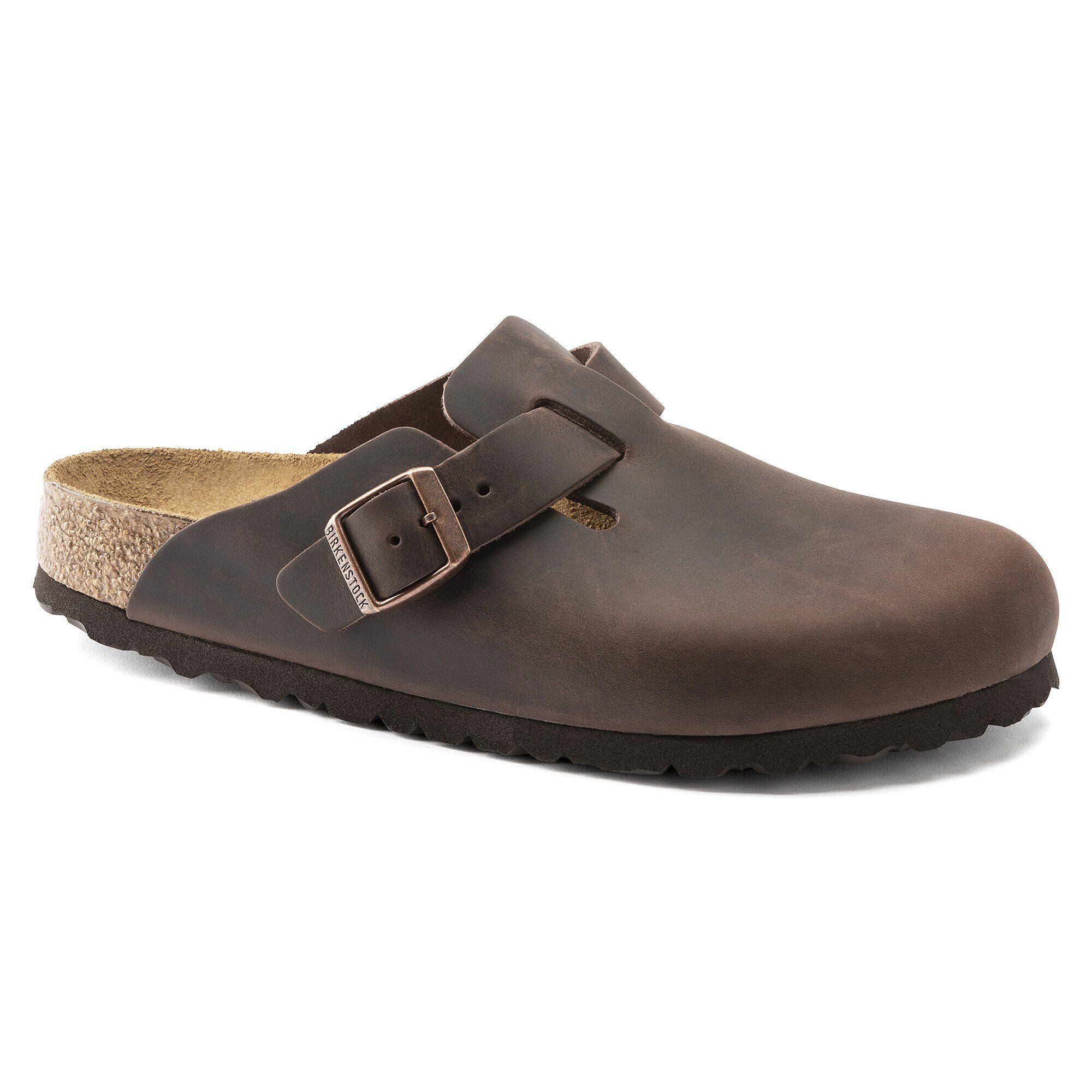 Unisex Boston Oiled Leather Clogs