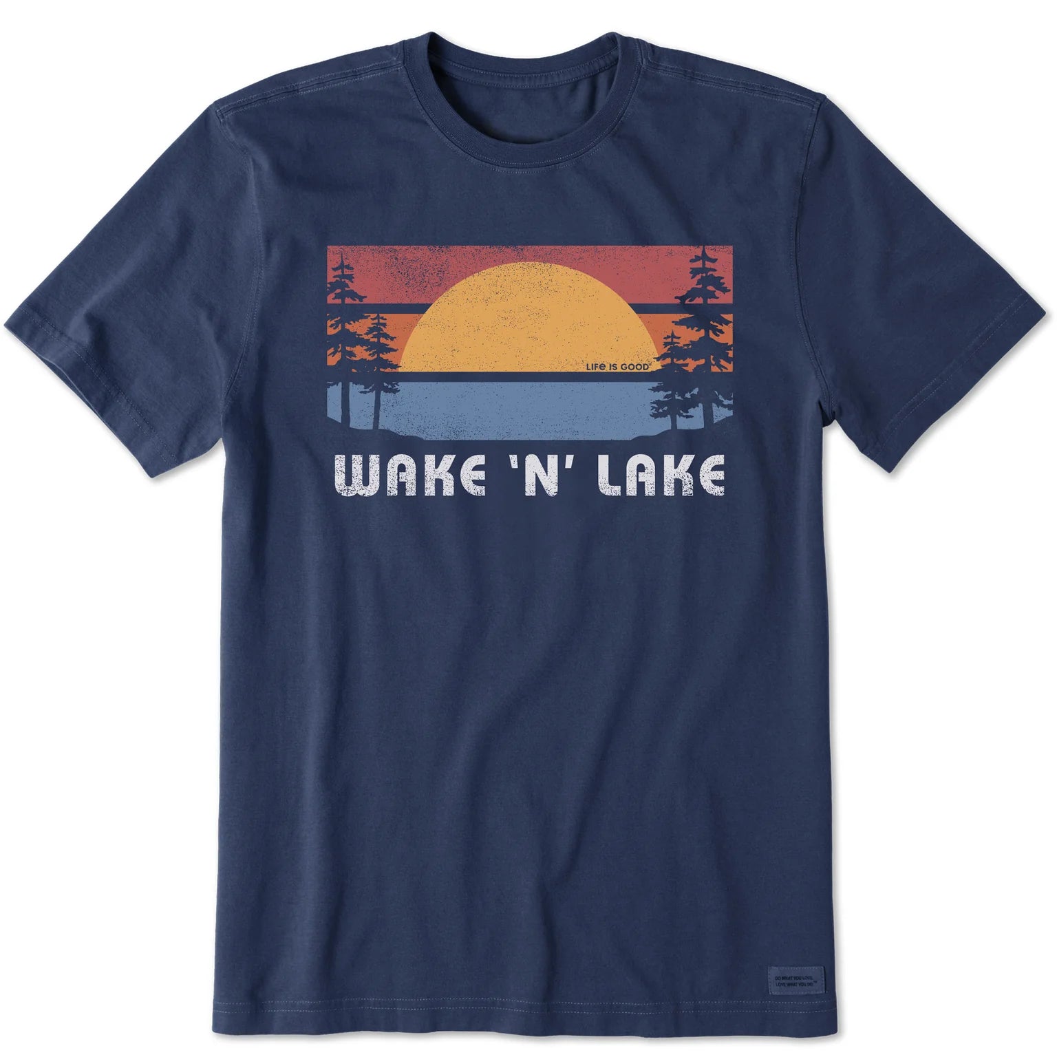 Men's Wake N Lake Short Sleeve Tee Shirt