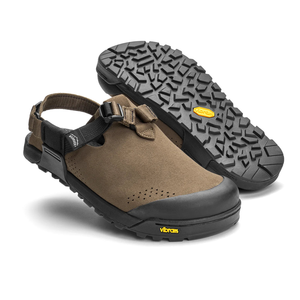 Unisex Synthetic Suede Mountain Clogs