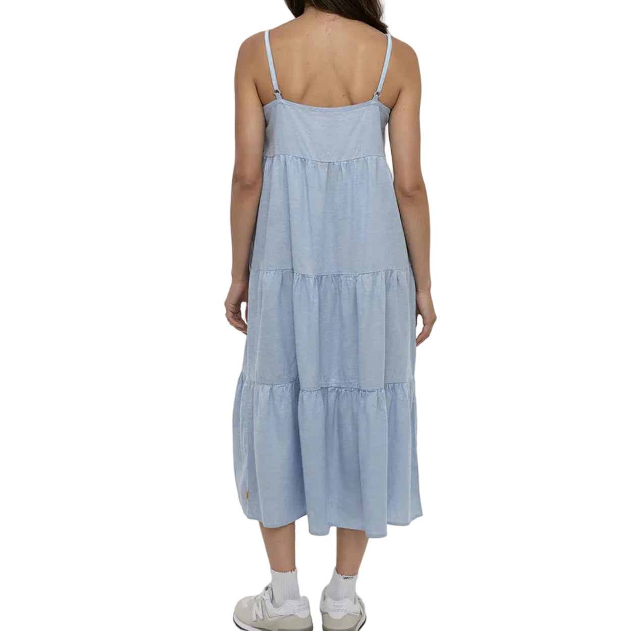 Women's Hopewell Dress Hemp Tiered Midi Cami Dress