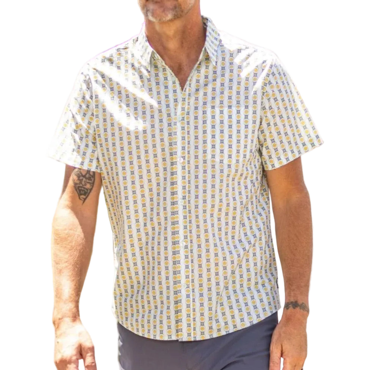 Men's Get Vertical Shirt Buttondown Shirt
