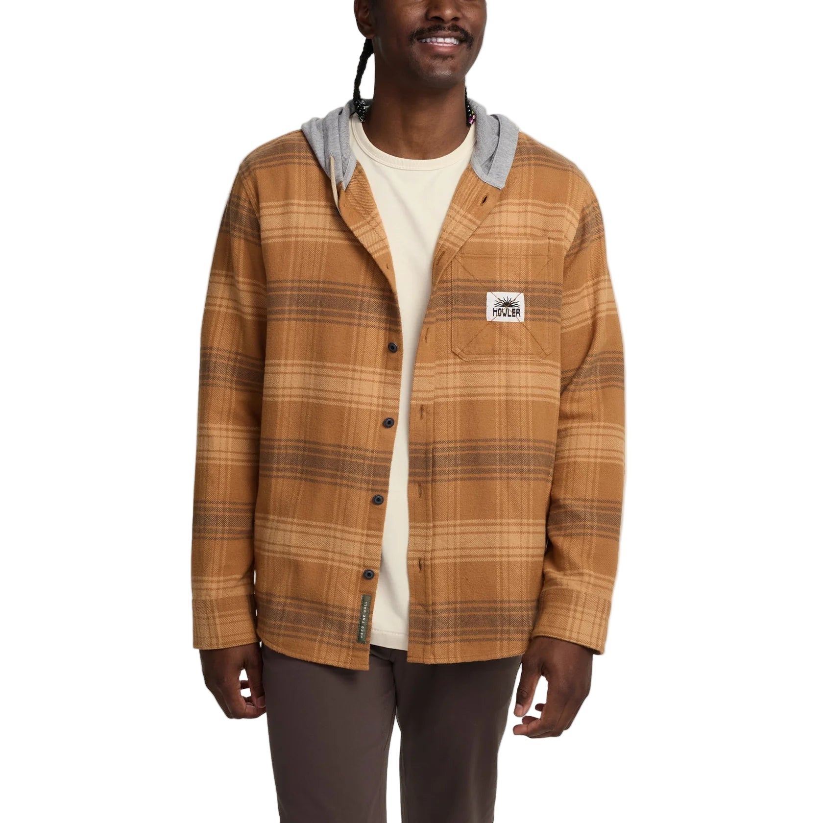 Men's Salvo Hooded Blanket Flannel