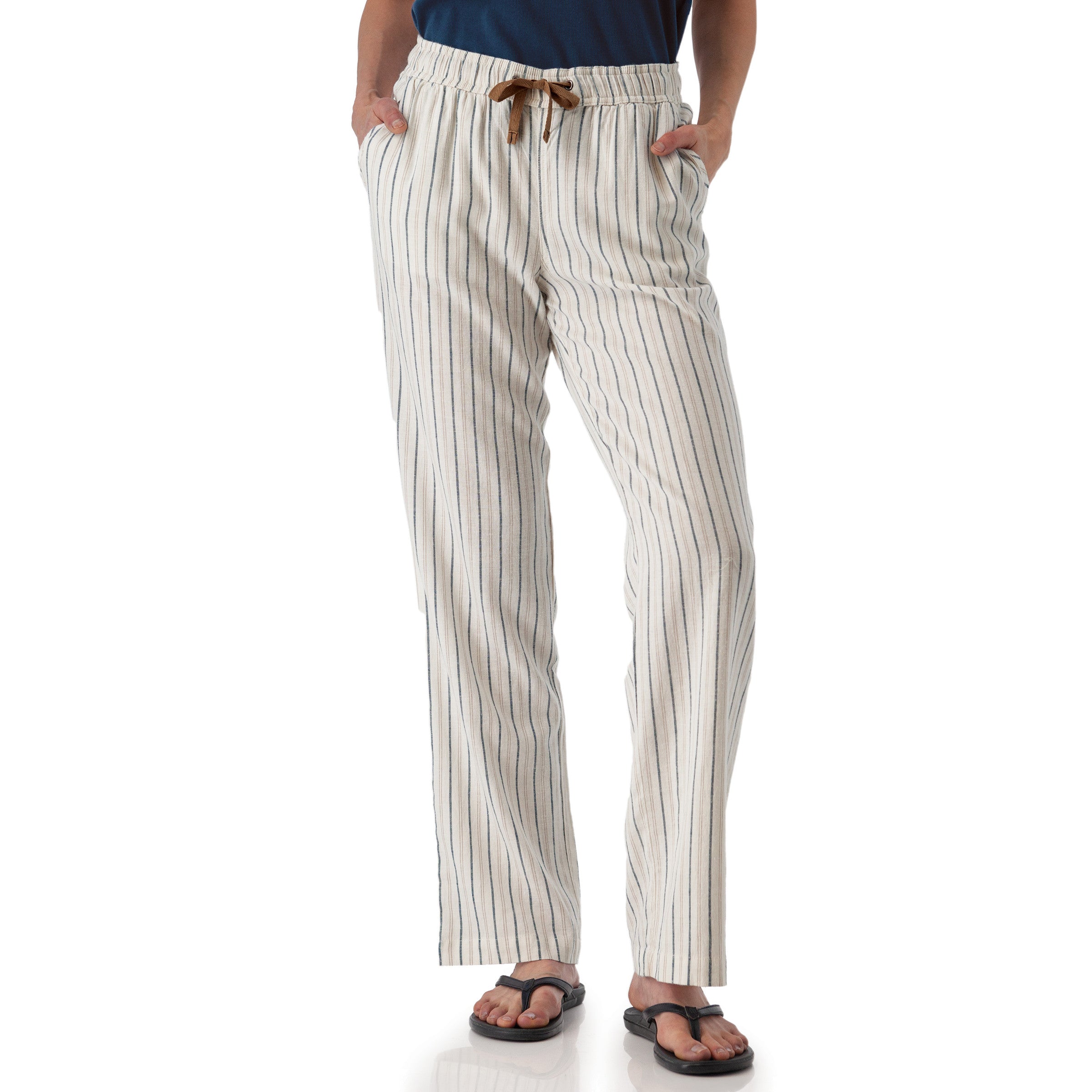 Women's Breezy Striped Pull On Pants