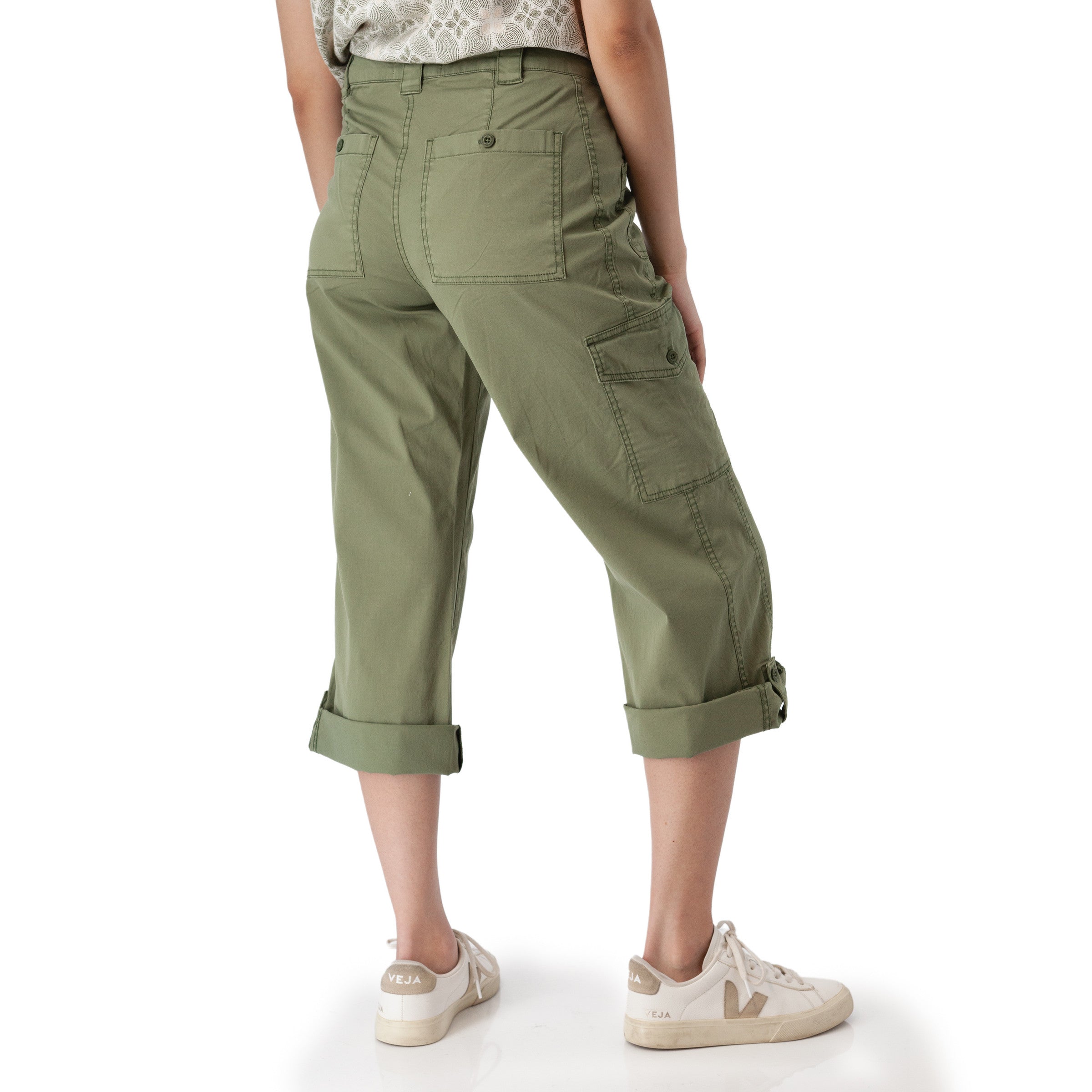 Women's Arden Mid-Rise Wide Leg Utility Pants