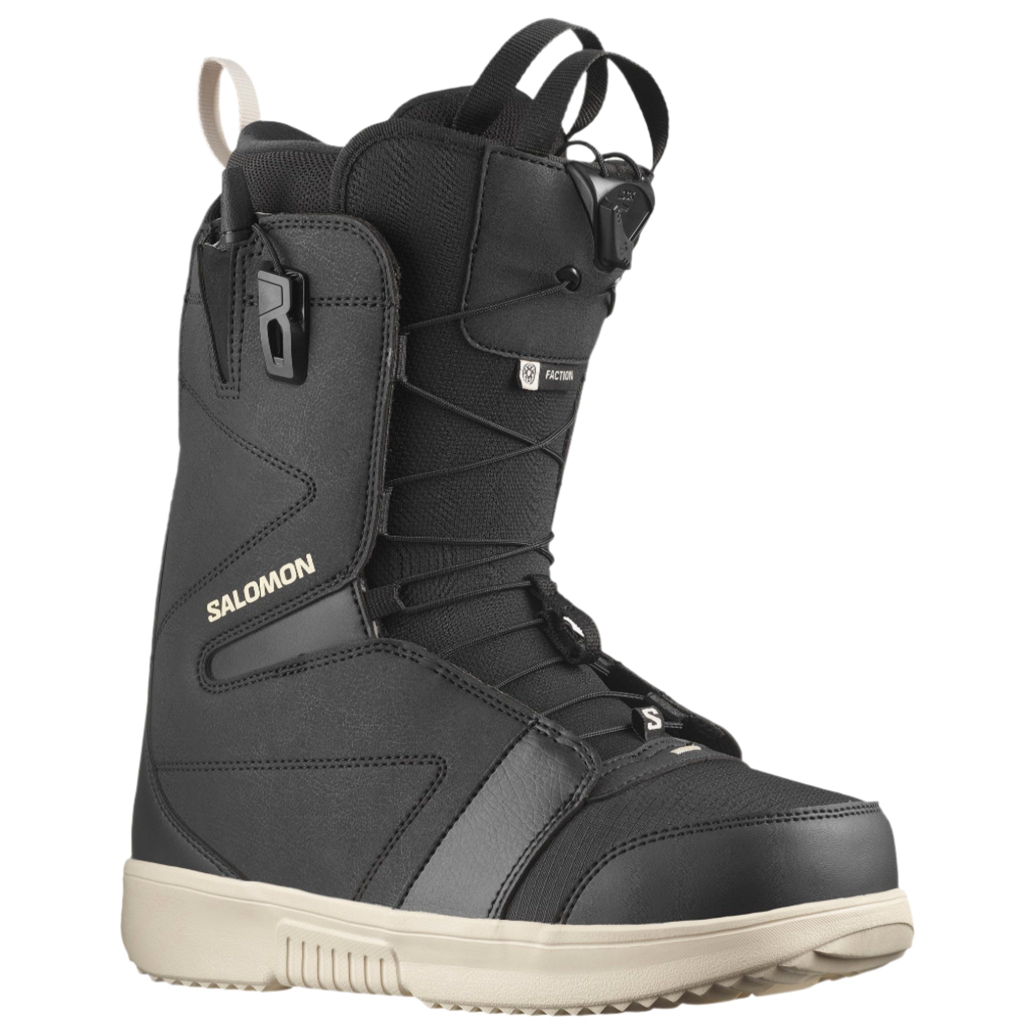 Salomon - Snowboard Boots Faction BOA - 12.5 - Black / Black Salomon - Snowboard Boots Faction BOA - 12.5 - Black / Black