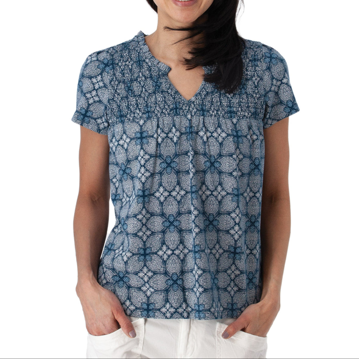 Women's Cottage Smocked Top